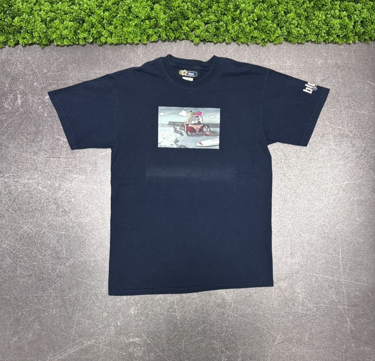 Vintage Blunt flavas skateboarding vintage 90s T-shirt Size US M / EU 48-50 / 2 - 1 Thumbnail