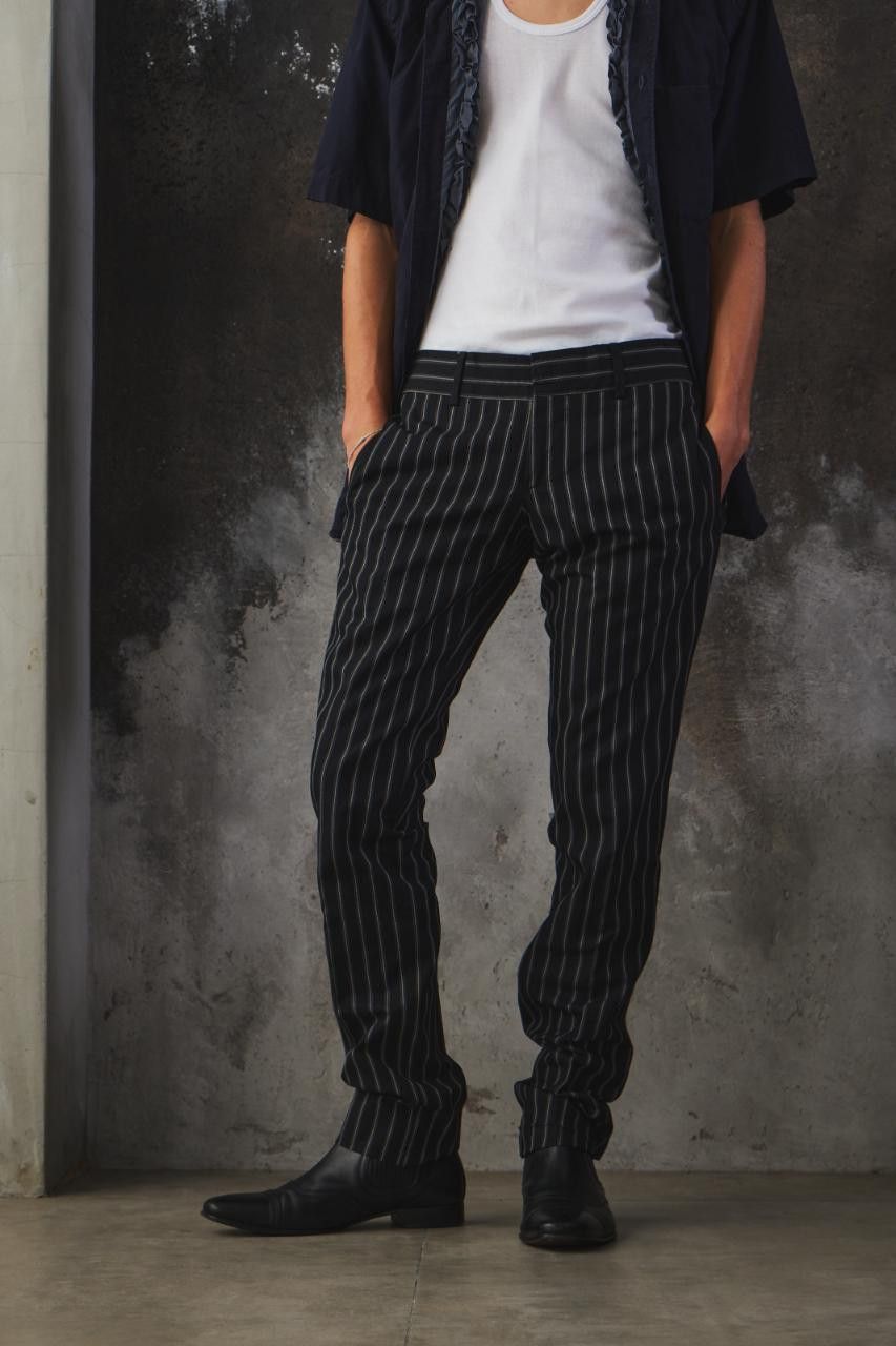 Gucci Gucci Slim Fit Pinstripe Dress Trousers Size 46S - 2 Thumbnail