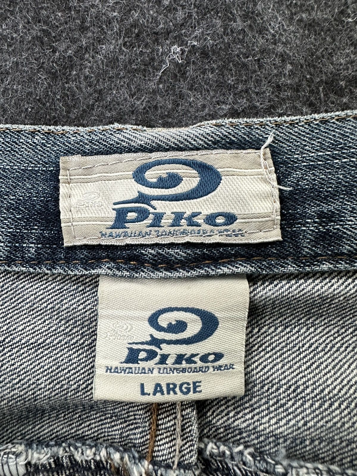 JNCO Piko Hawaiian Longboard Baggy Vintage Denim D418 Size US 30 / EU 46 - 12 Thumbnail