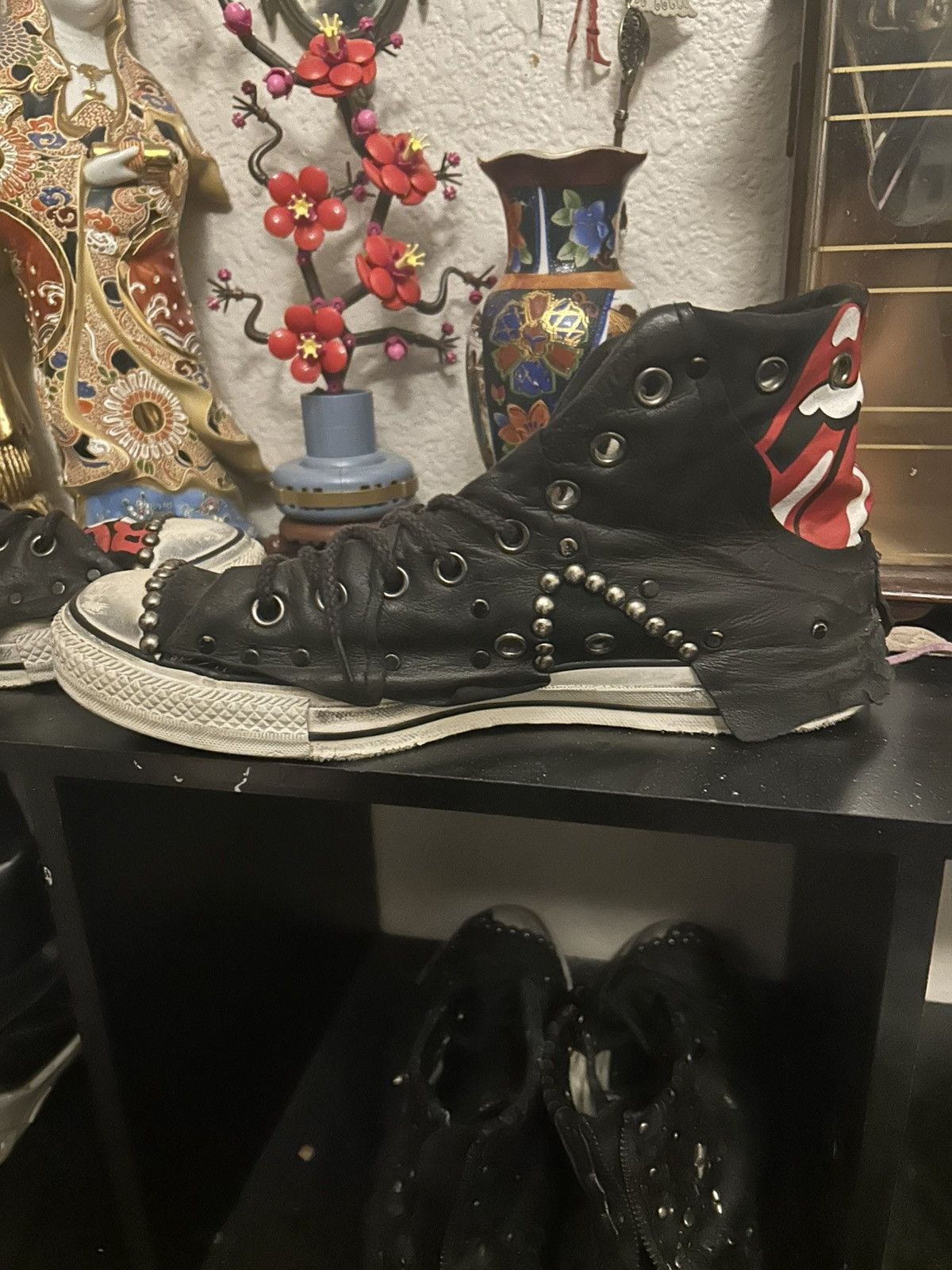Japanese Brand Velvet jam rolling stones converse Size US 9 / EU 42 - 5 Thumbnail