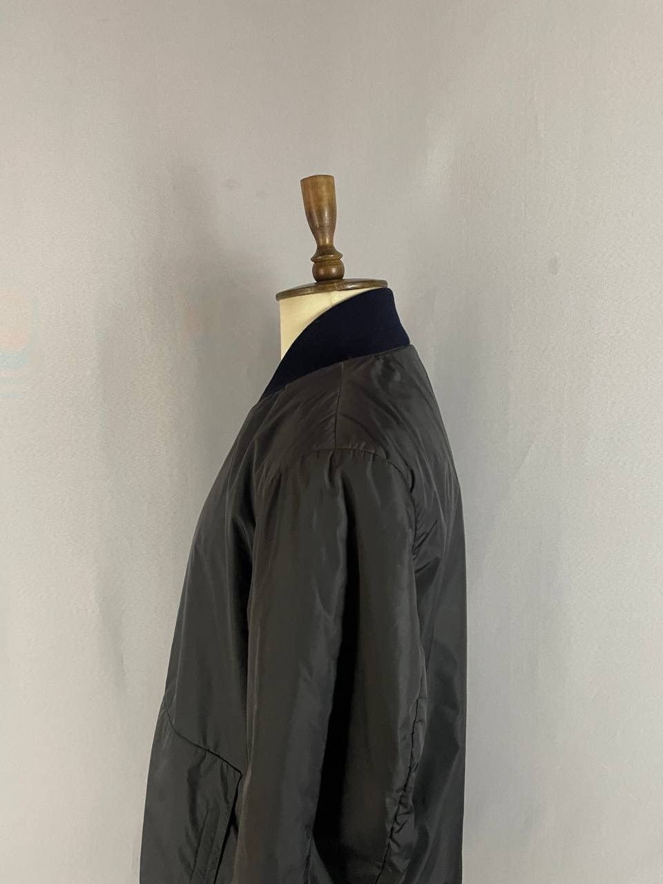Prada Prada Nylon Jacket Zip Grey Trench Size US L / EU 52-54 / 3 - 6 Thumbnail