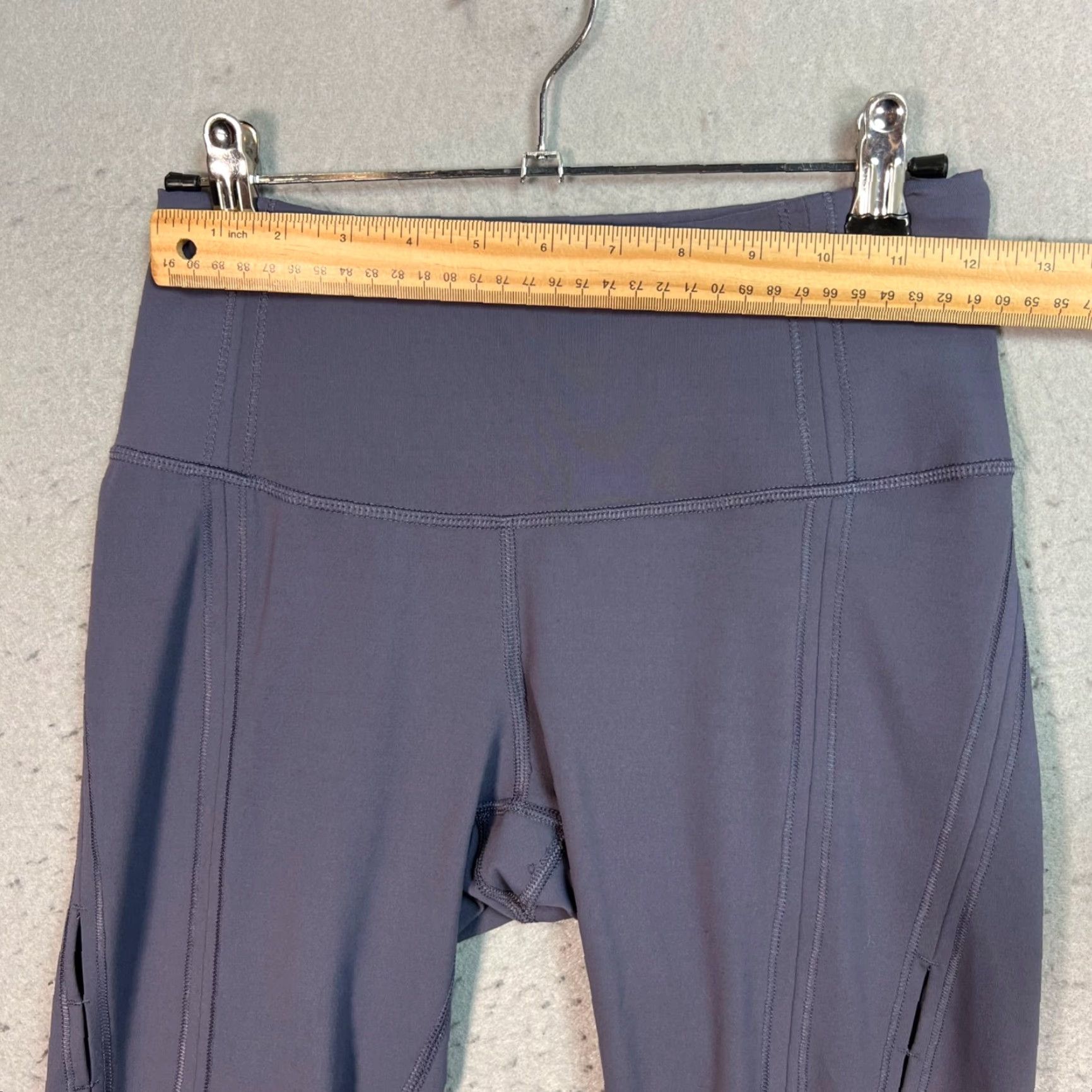 Vintage Yogalicious Womens High-Waist Leggings Small Purple Yoga Gym Athletic Size 28" / US 6 / IT 42 - 4 Thumbnail