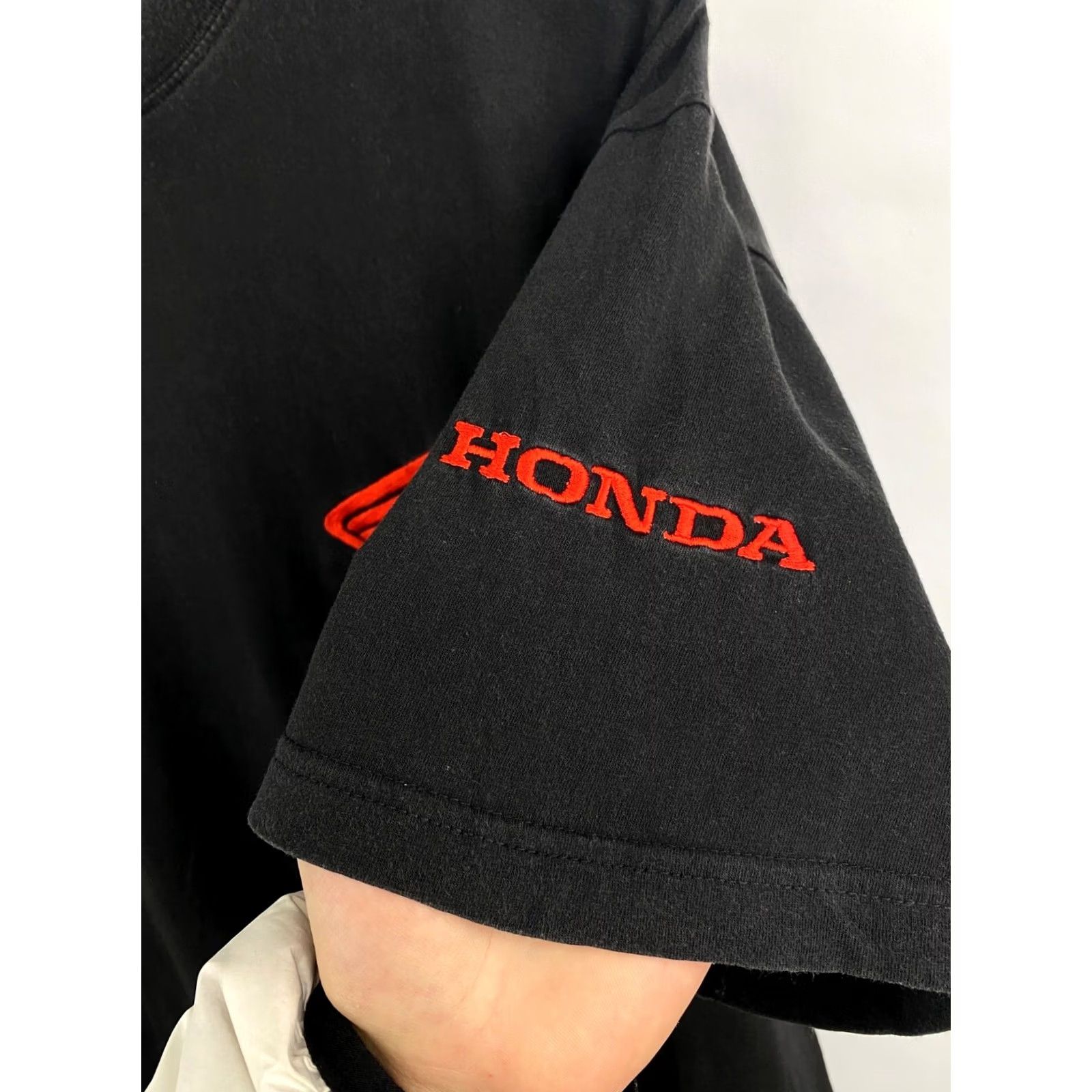 Honda VINTAGE Honda T-Shirt 90s XL Black Mens Shirt Size US XL / EU 56 / 4 - 5 Thumbnail