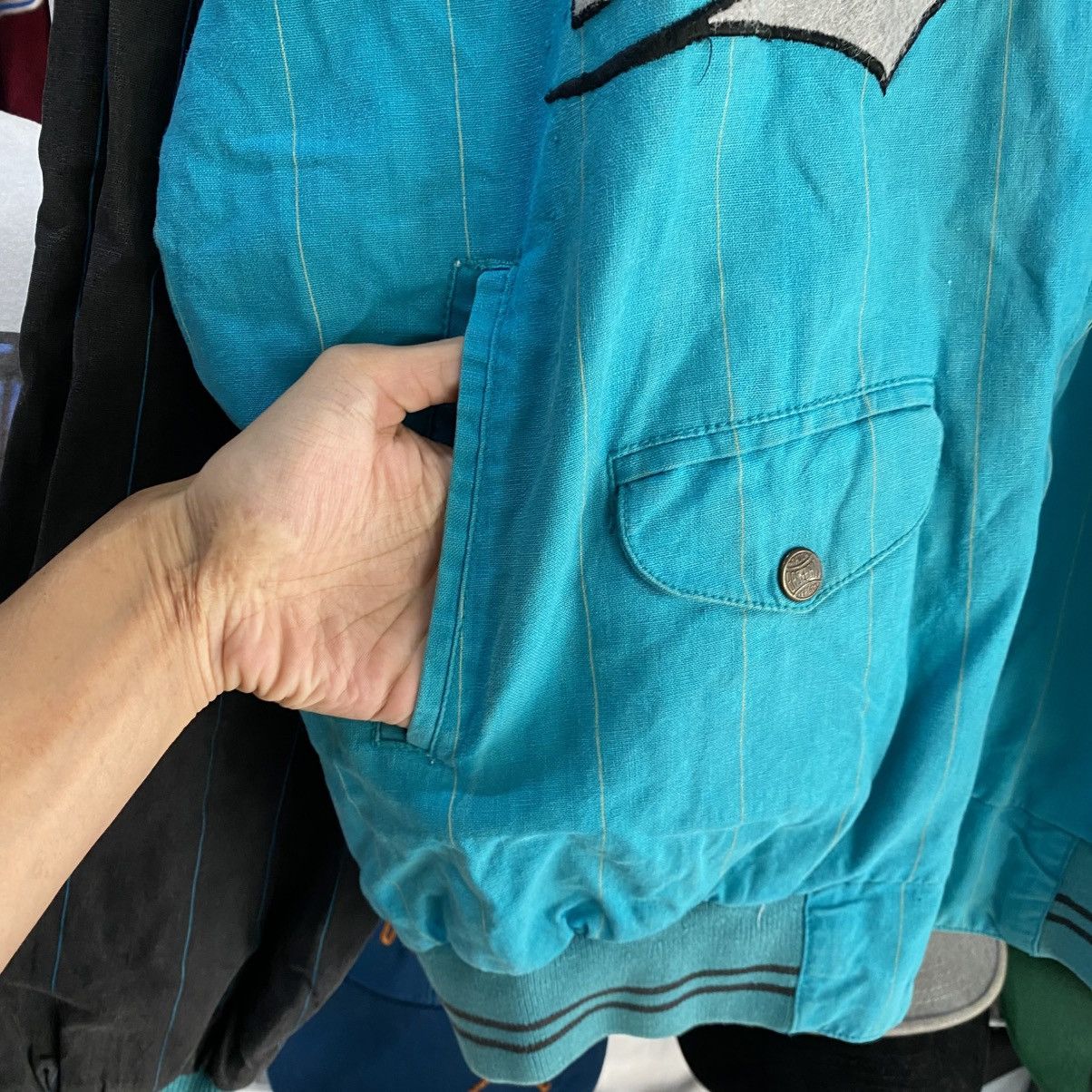 MLB × Mirage × Vintage Vintage 90s MLB Florida Marlins Reversible Jacket Size US M / EU 48-50 / 2 - 13 Thumbnail