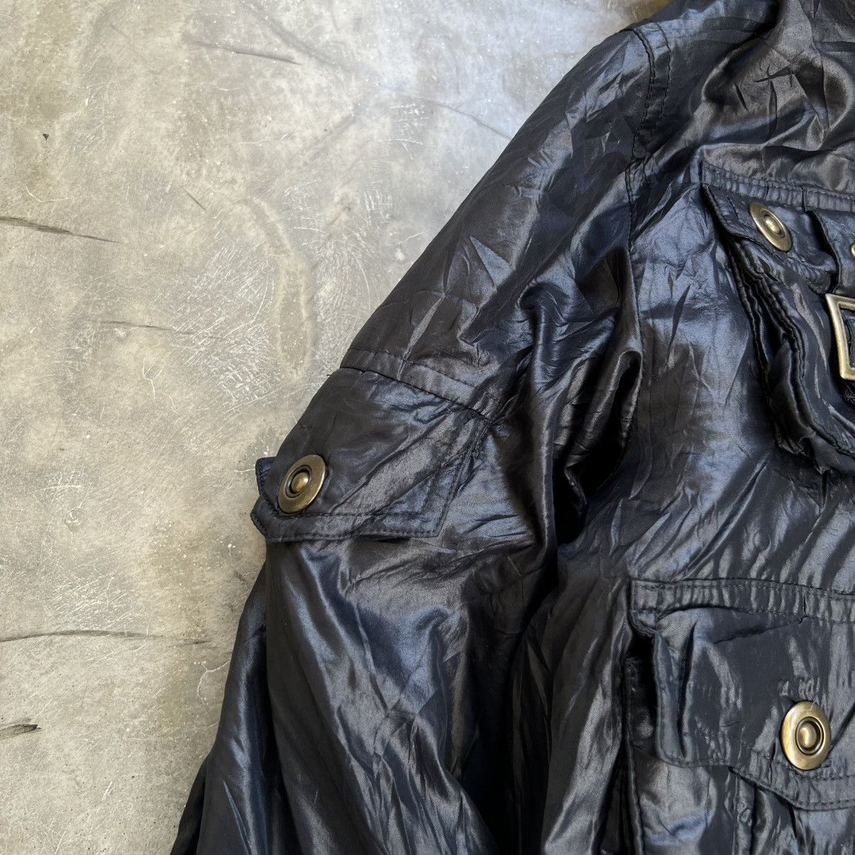 14th Addiction 2000’s M’C J’A Vkei Style Nylon Multi Pocket Fur Jacket Size US S / EU 44-46 / 1 - 6 Thumbnail