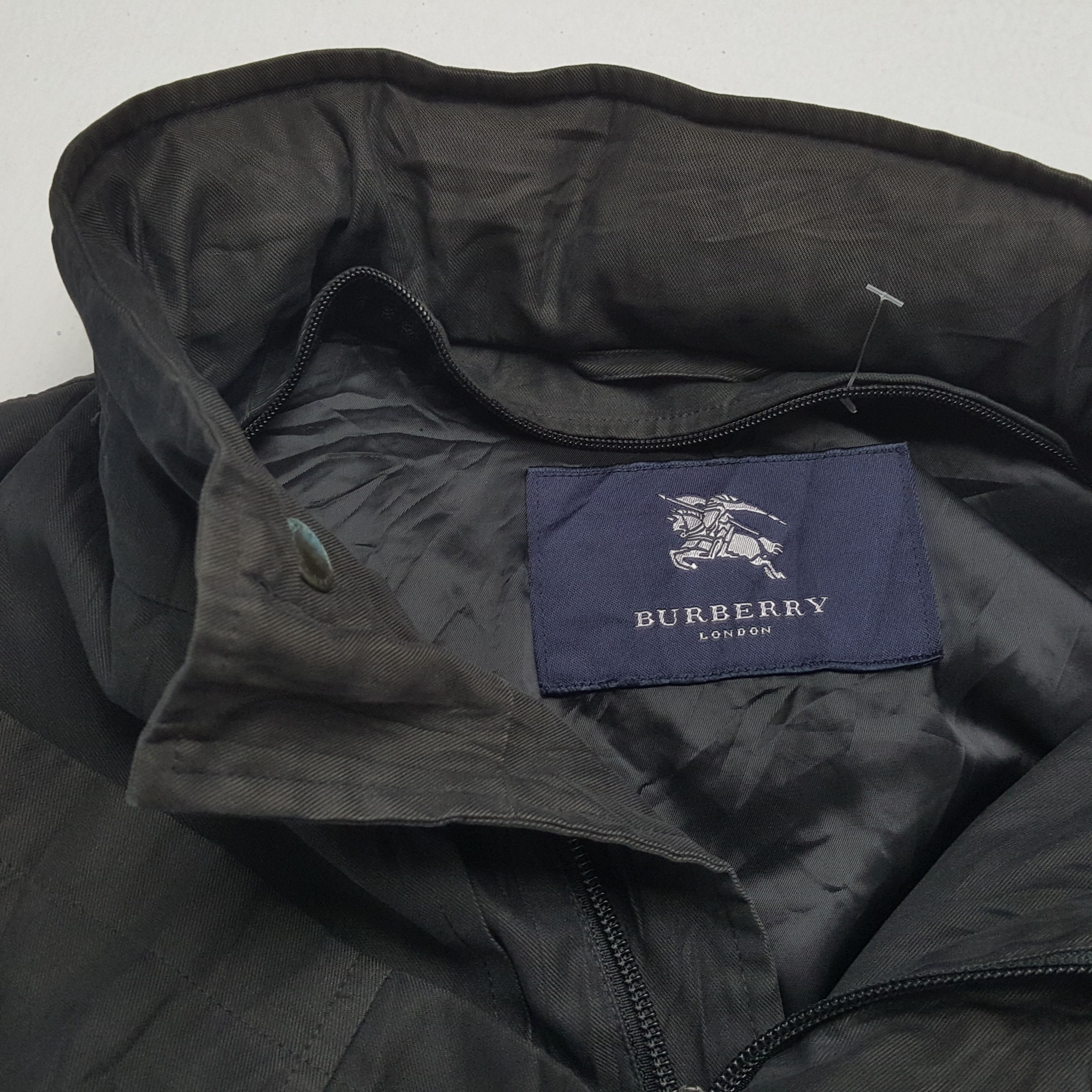 Burberry × Vintage BURBERRY LONDON Nice Pocket Design Custom Art Parkas Jacket Size US XL / EU 56 / 4 - 10 Thumbnail