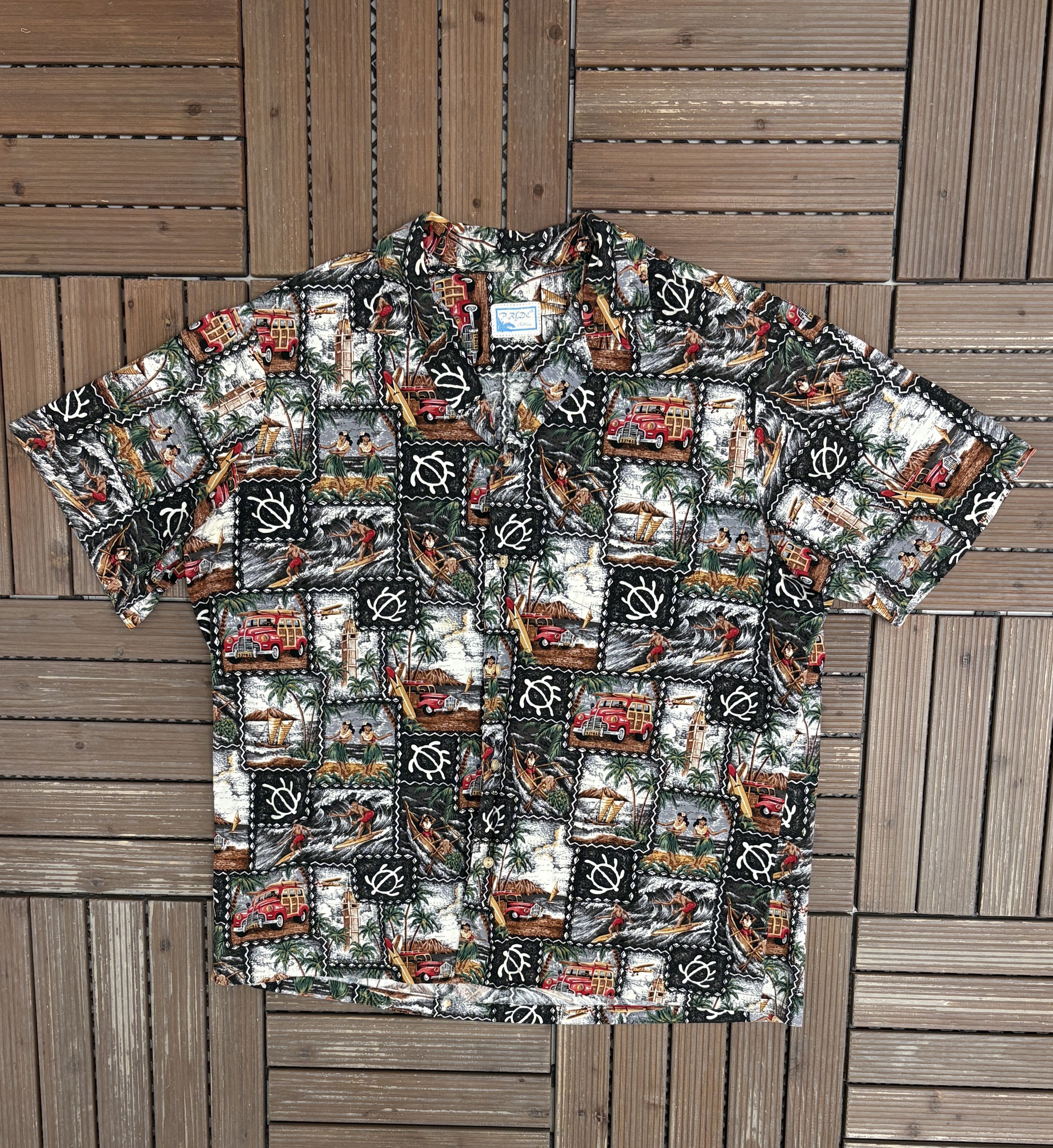 Vintage Hula & Surfing Vintage Hawaiian Button Down Shirt Size US XL / EU 56 / 4 - 1 Thumbnail