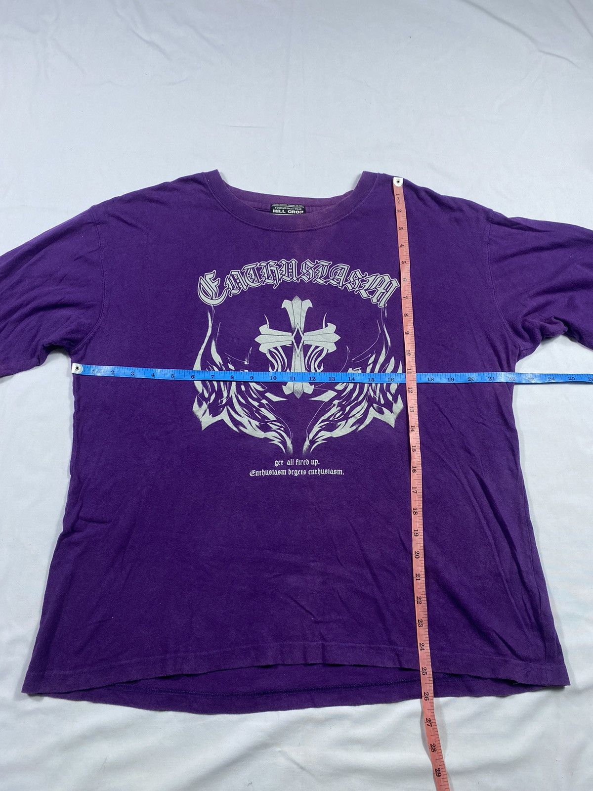 Hysteric Glamour Japanese Hill Crop poem gothic skull long sleeve ifsix style Size US L / EU 52-54 / 3 - 9 Thumbnail