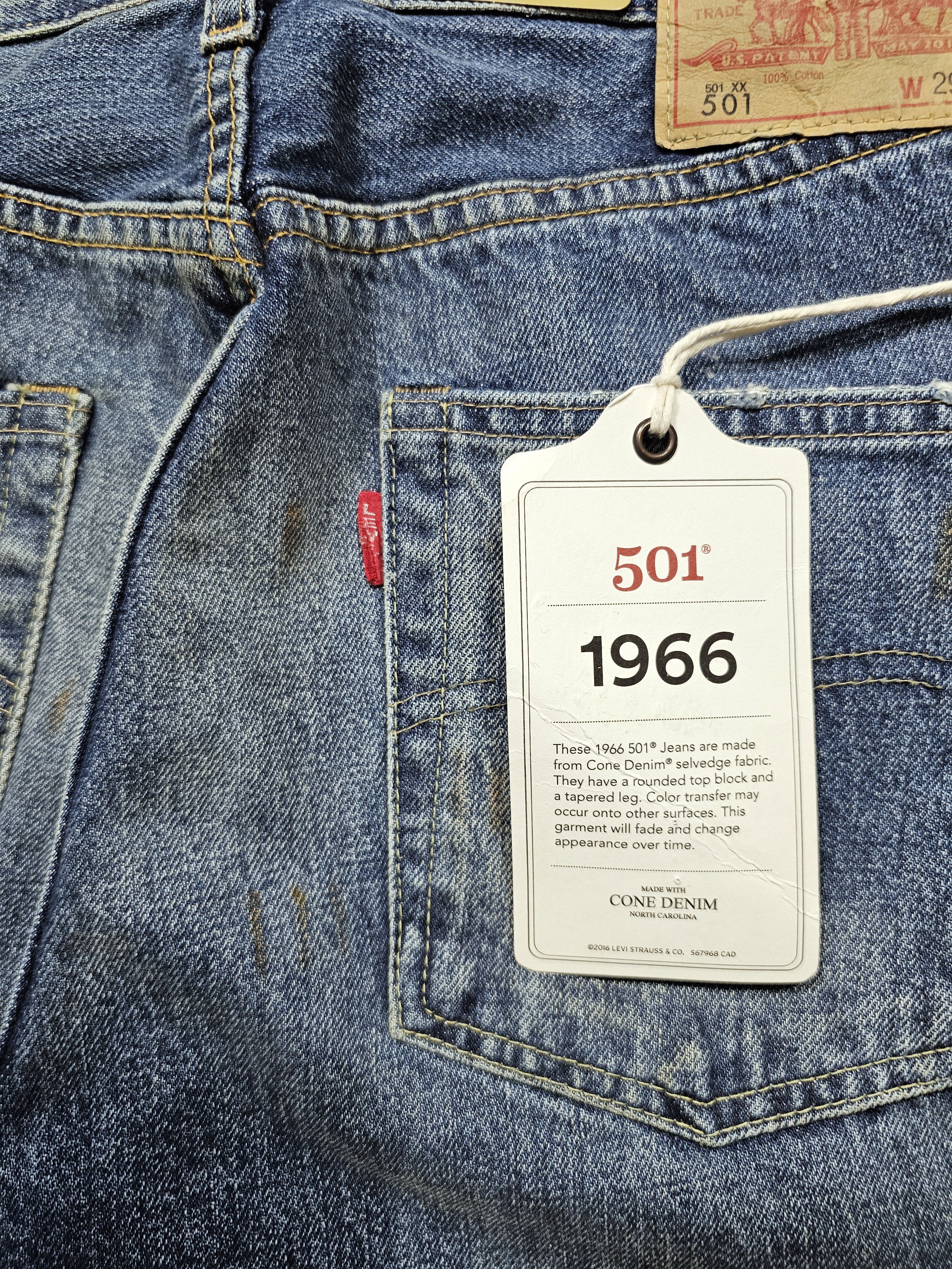 Levi's Vintage Clothing NWT LVC Levi's Vintage Clothing 1966 501 XX Big E Selvedge Size US 29 - 9 Thumbnail