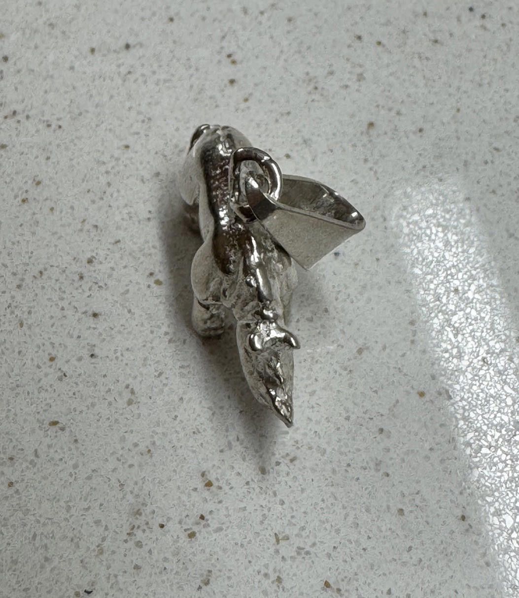 Designer .925 Sterling Silver 3-D RHINOCEROS CHARM Rhino Africa .925 Size ONE SIZE - 7 Thumbnail
