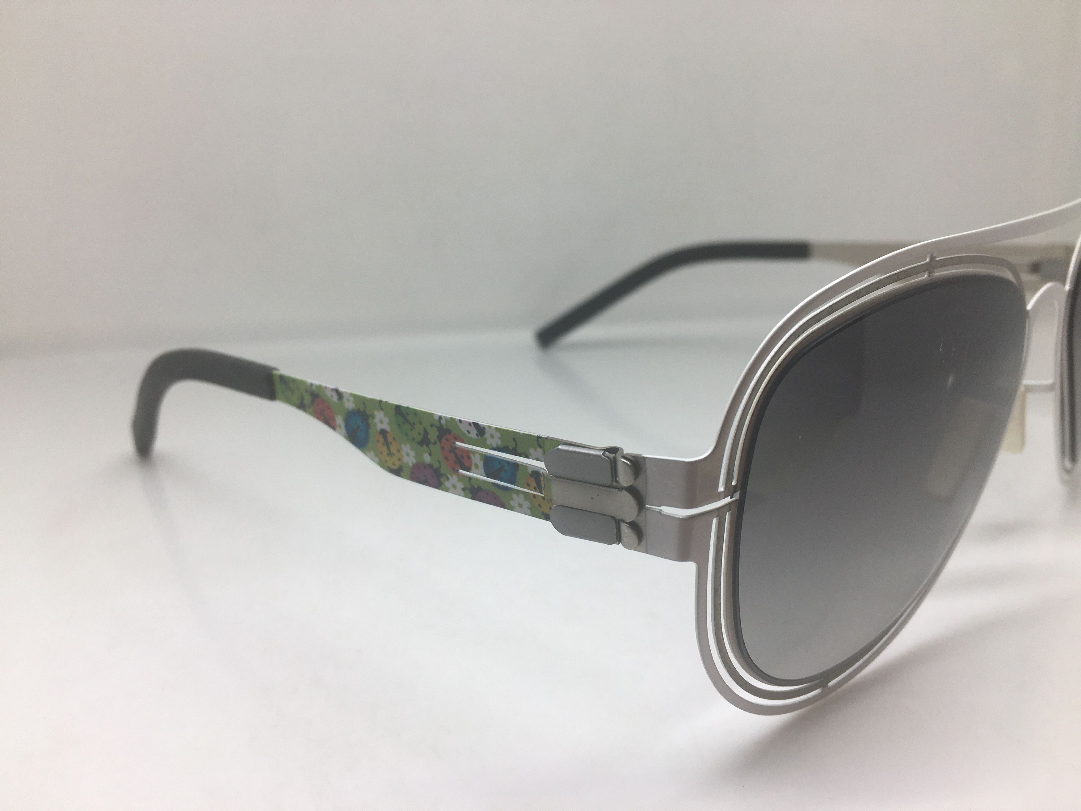 Other AC Berlin Silver White Alloy Aviator Sunglasses Pilot Size ONE SIZE - 2 Thumbnail