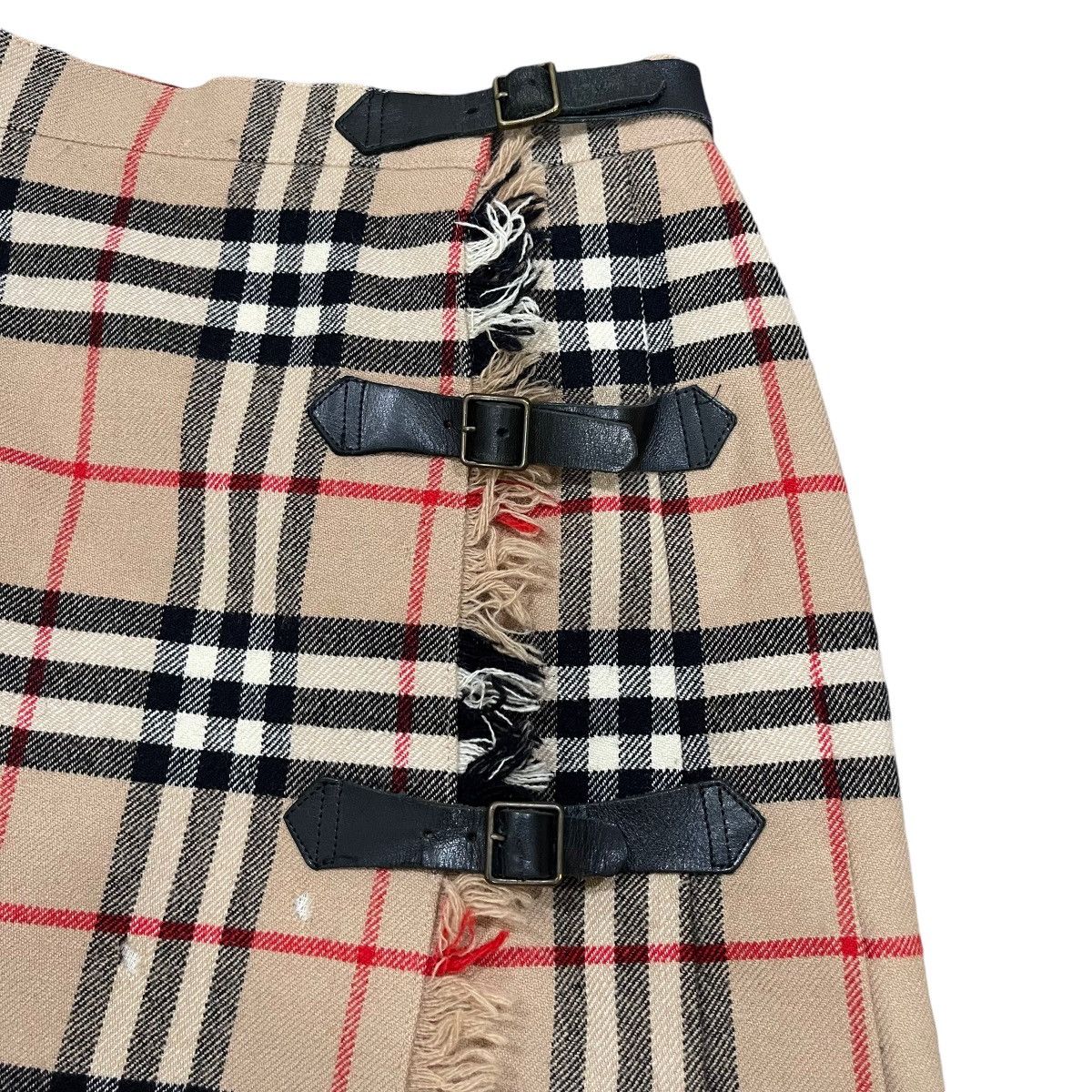 Burberry Burberrys Nova Check Wool Mini Skirt Size 26" / US 2 / IT 38 - 3 Thumbnail