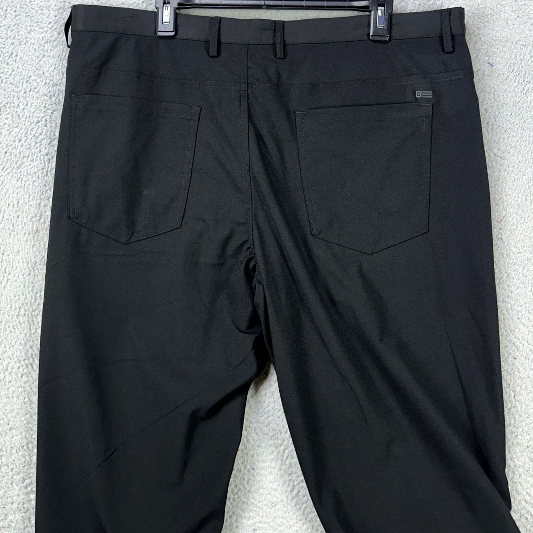 Chaps Chaps Mens Everyday Performance Chino Pants Slim Straight Leg 38X30 Black Pants Mens Slim Straight Leg Chinos Casual Gift Size US 38 / EU 54 - 2 Thumbnail