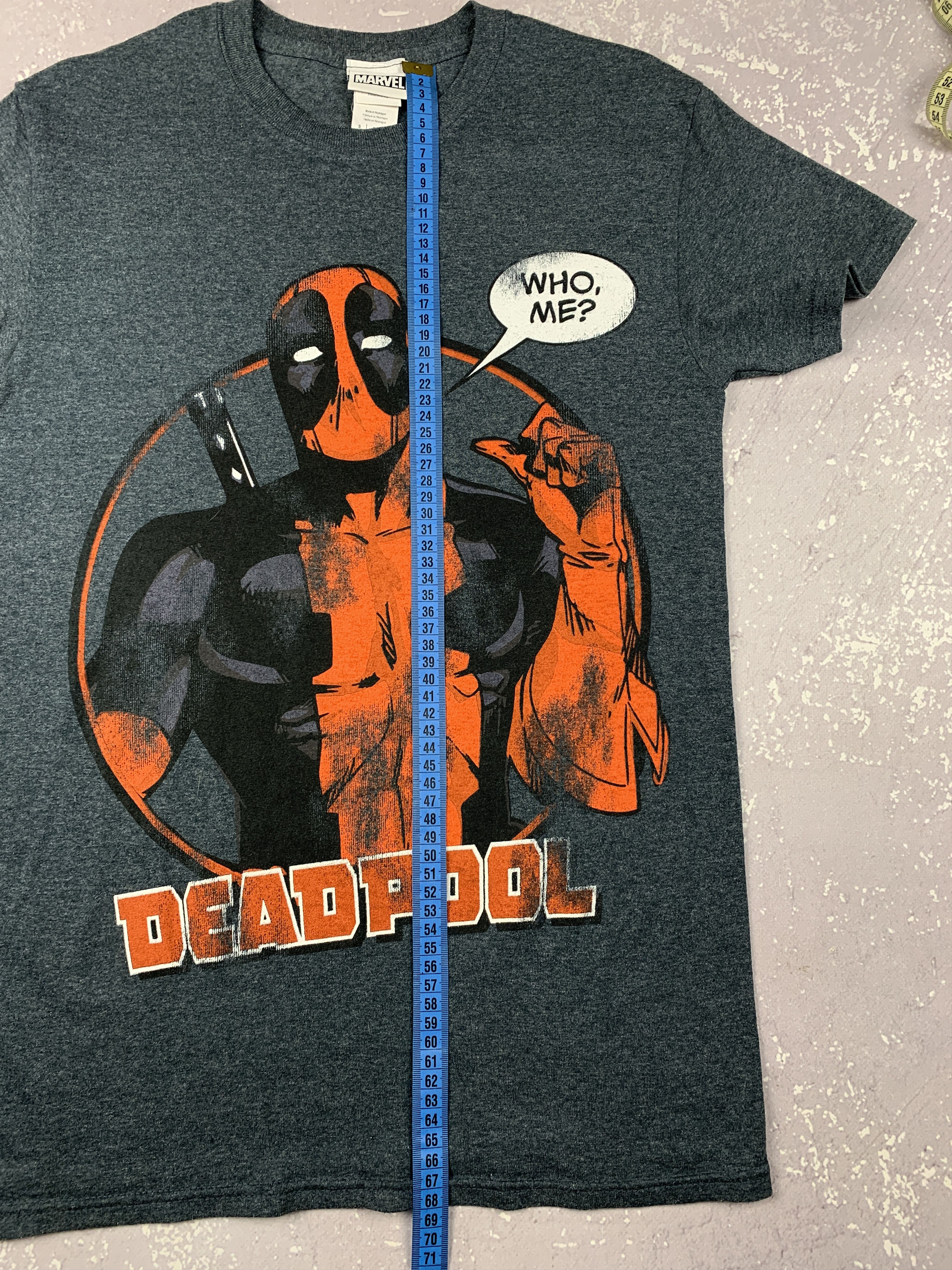 Marvel Comics × Vintage Vintage Y2K Marvel Deadpool Who Me? Movie T Shirt Size US S / EU 44-46 / 1 - 7 Thumbnail