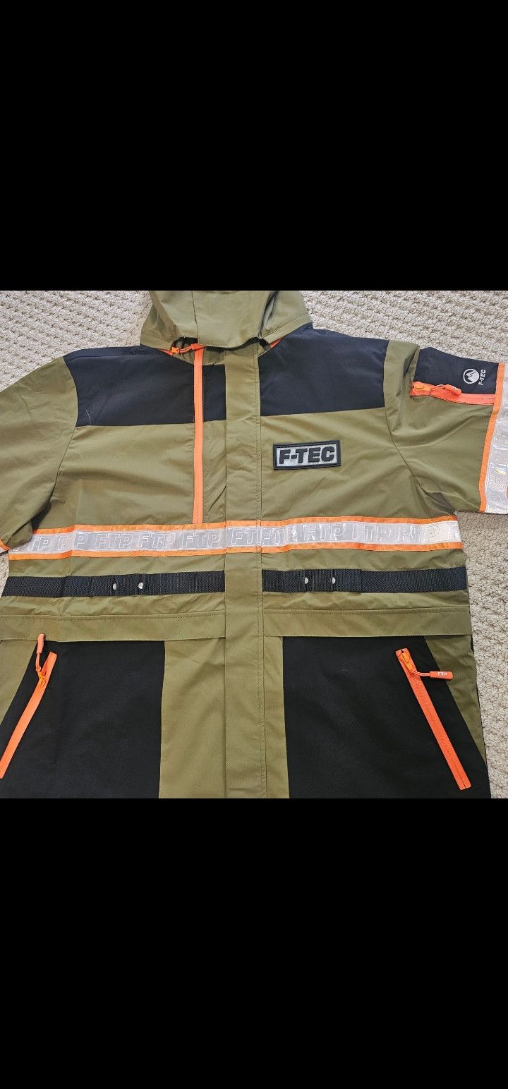 Fuck The Population F-TEC HI VIS JACKET(OLIVE) Size US XL / EU 56 / 4 - 6 Thumbnail