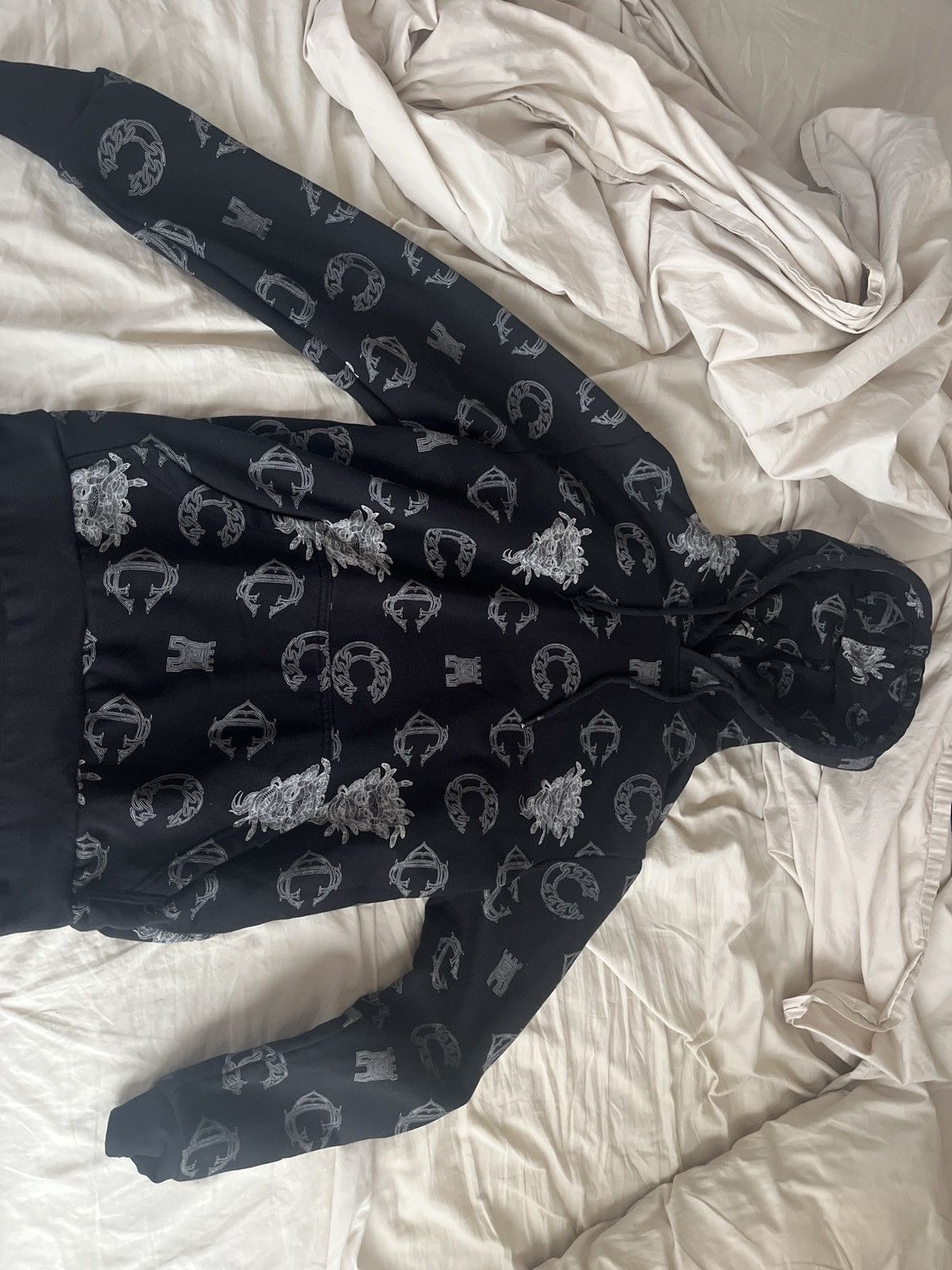 image of Crooks Castles Crooks And Castles Hoodie in Black, Men's (Size Medium)