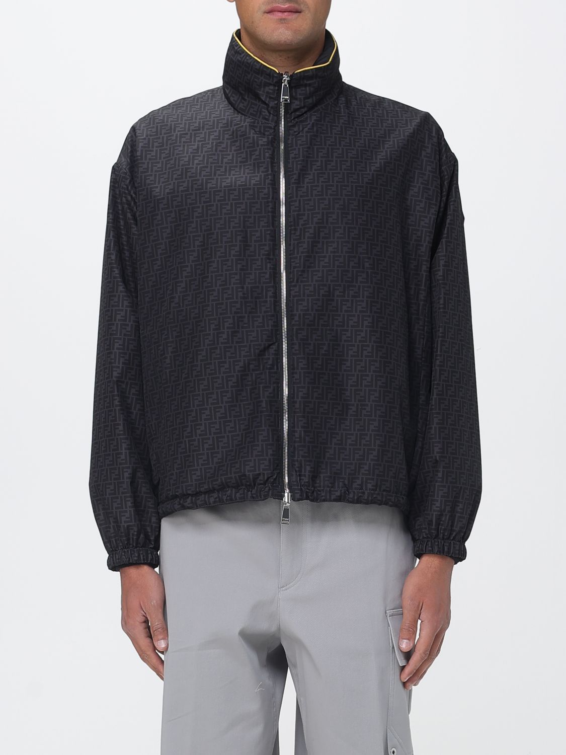 Fendi Fendi Jacket Men Black Size US XL / EU 56 / 4 - 1 Thumbnail