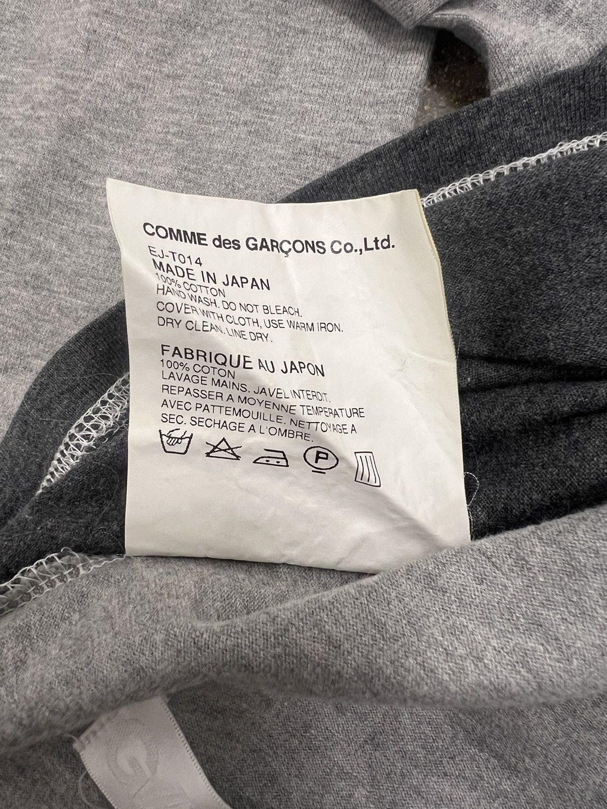 Comme Des Comme Des Garcons 2011 Reverse Long Sleeve Shirt