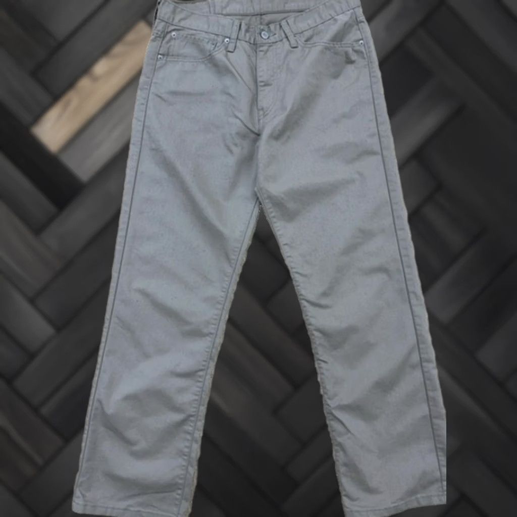 Levi's Levi's 513 Slim Straight Jeans Grey Mens Size 34x30 Stretch 5-Pocket Size US 34 / EU 50 - 1 Thumbnail