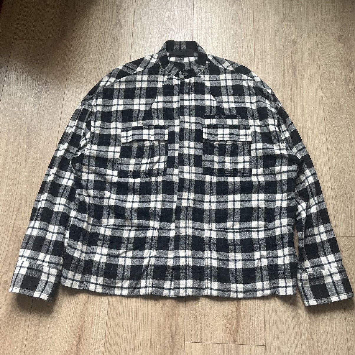 www.27　Haider Ackermann check shirt Haider Ackermann Haider Ackermann Haider Ackermann Silk shirt-2507
