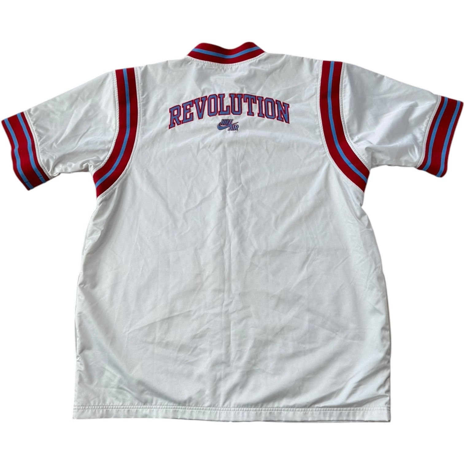 Nike VTG Nike Air Revolution short sleeve zip long jacket white Size US XL / EU 56 / 4 - 4 Thumbnail