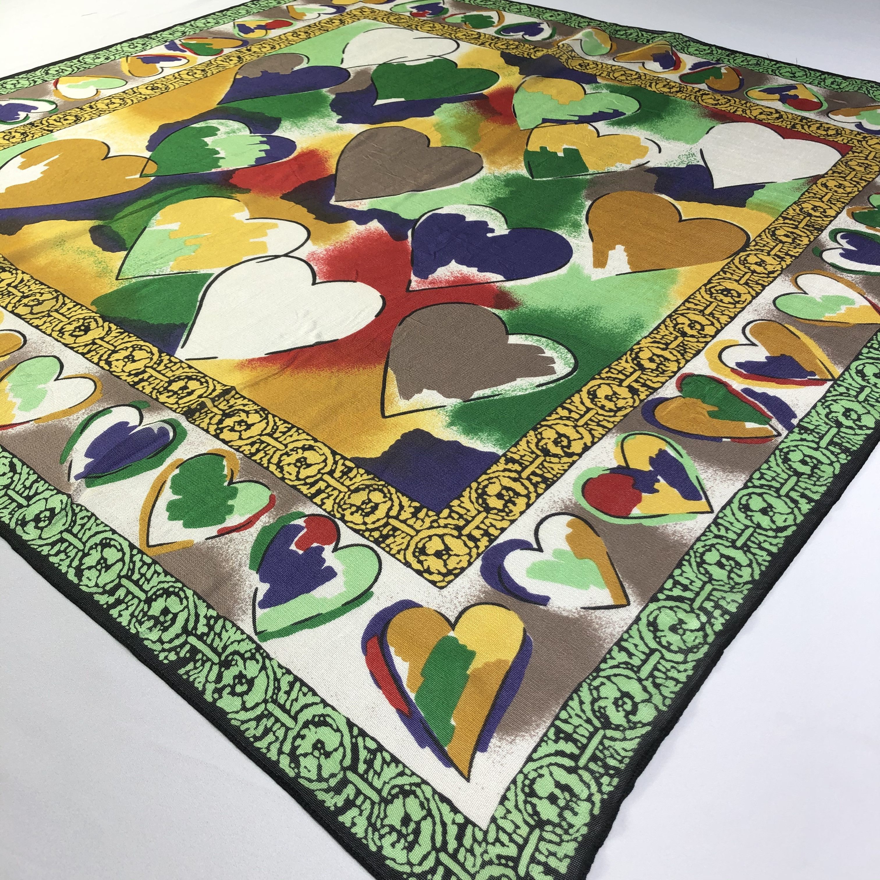 Vintage Vintage Silk Scarf Size ONE SIZE - 4 Thumbnail