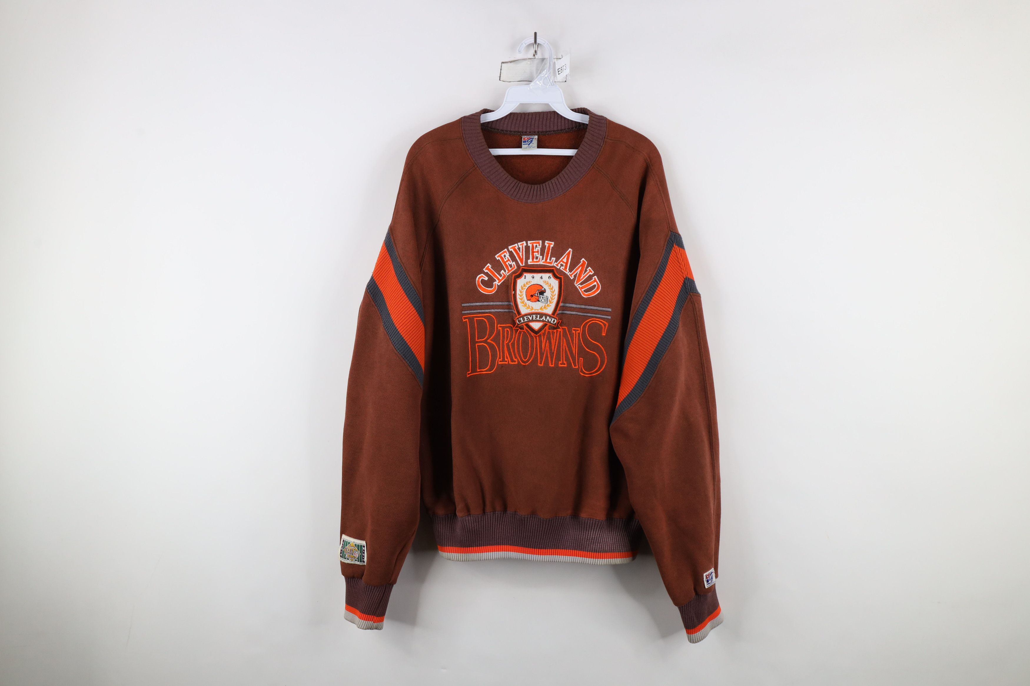 Vintage Vintage 90s The Game Browns Football Sweatshirt USA Size US L / EU 52-54 / 3 - 1 Thumbnail