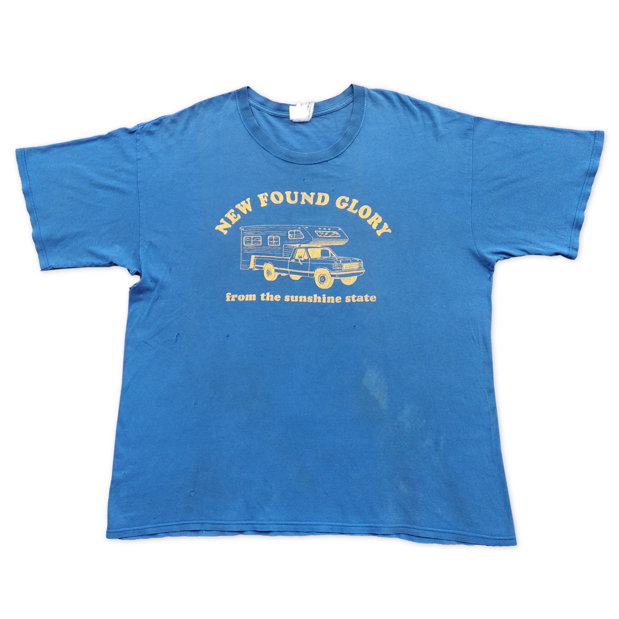 Band Tees × Vintage Vintage Thrashed Early 00's NEW FOUND GLORY T-Shirt Size US XXL / EU 58 / 5 - 1 Thumbnail
