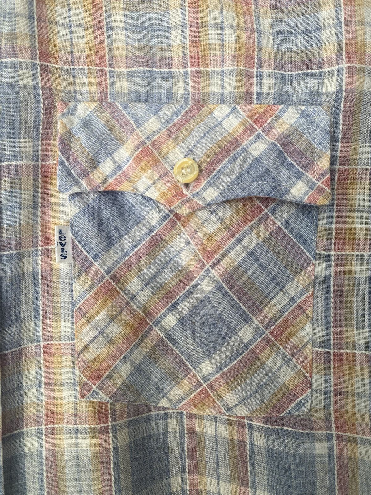 Levi's Vintage Levi’s Plaid Button Shirt Size US L / EU 52-54 / 3 - 9 Thumbnail