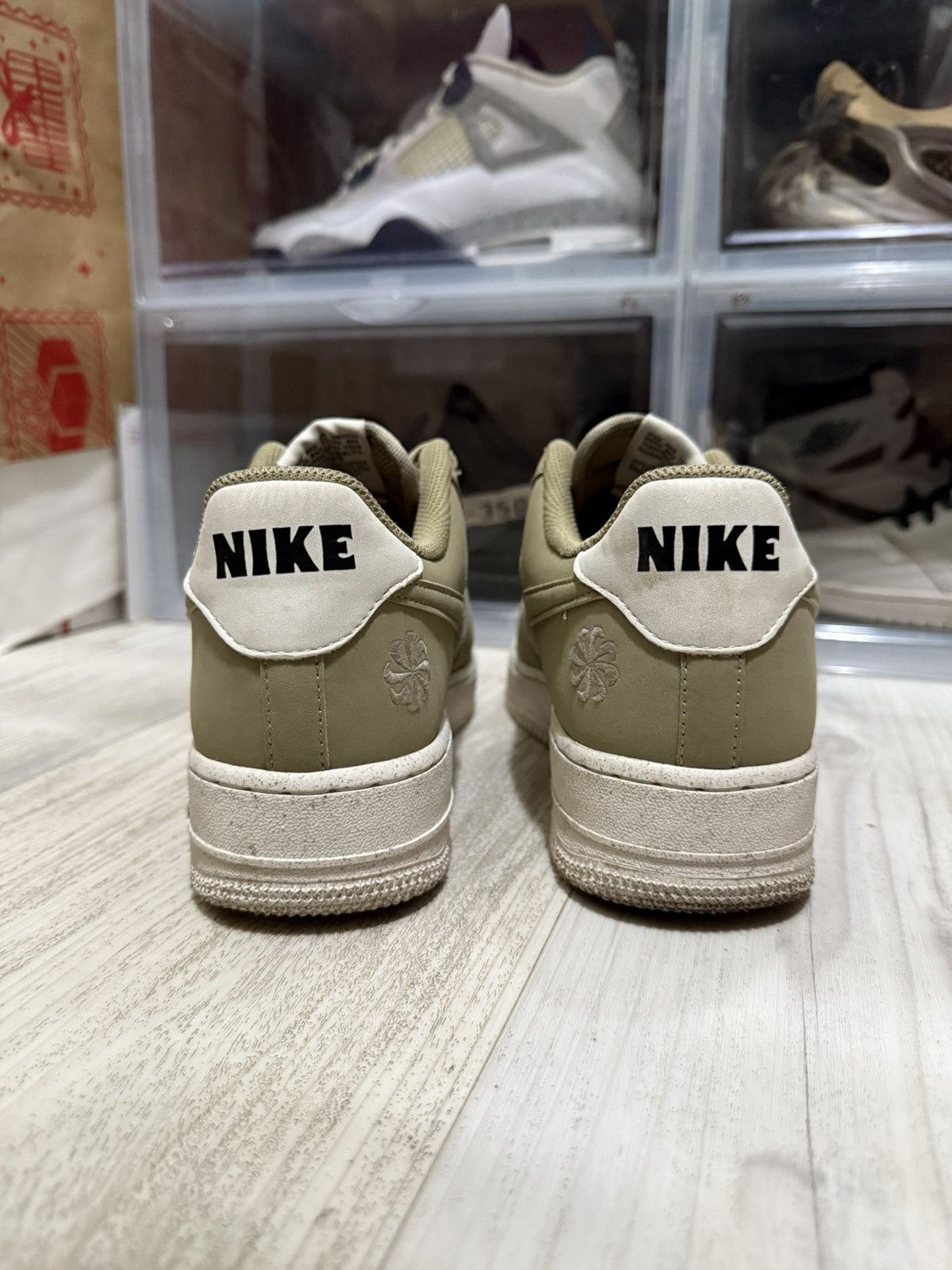 Nike Nike Air Force 1 Low ‘07 LV8 Next Nature Olive Green Sail Size US 10 / EU 43 - 5 Thumbnail