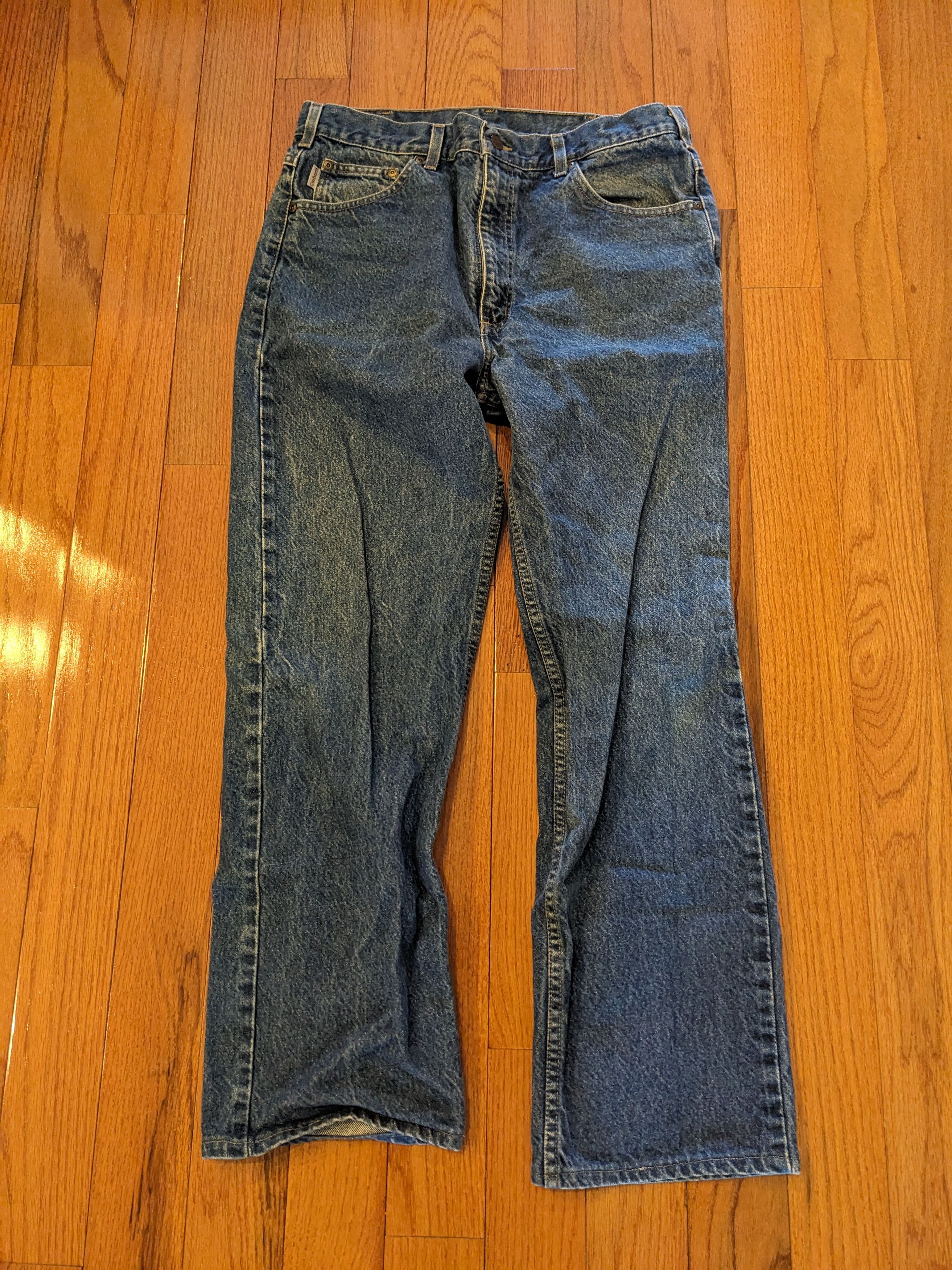 Carhartt × Vintage Vintage 90s Carhartt 36 x 32 Denim Jeans Size US 36 / EU 52 - 3 Thumbnail