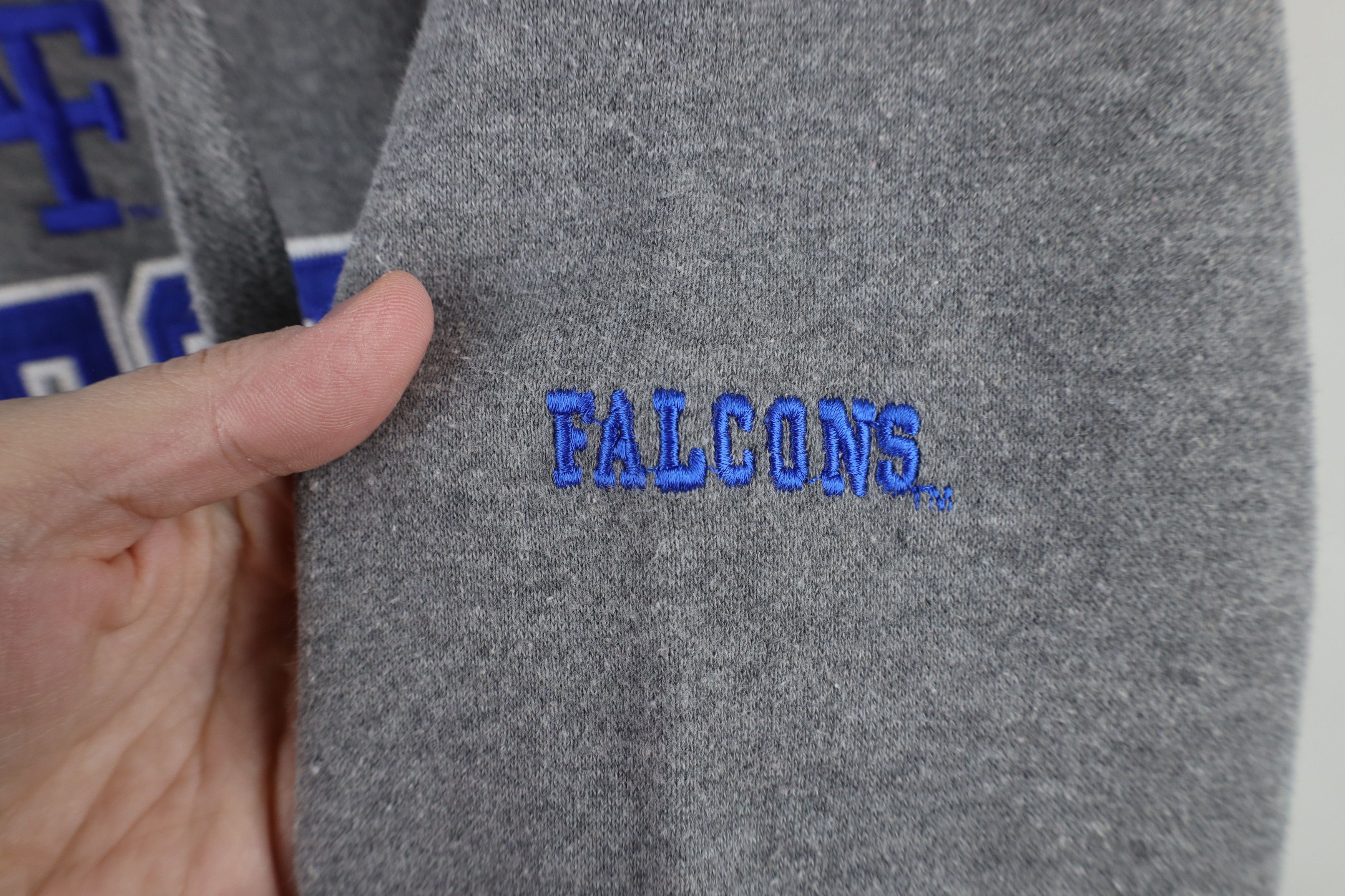 Vintage Vintage 90s Spell Air Force Academy Hoodie Sweatshirt Gray Size US M / EU 48-50 / 2 - 4 Thumbnail