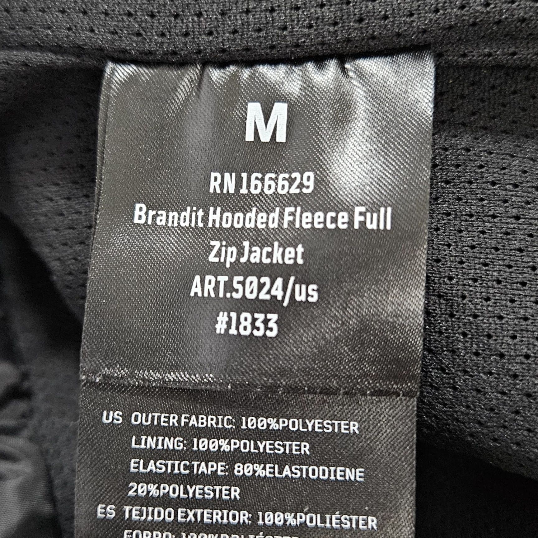 Vintage Brandit Black Hooded Fleece Full Zip Jacket M Men Jacket Hooded Zip Pockets Casual Outdoor 90s? Size US M / EU 48-50 / 2 - 4 Thumbnail