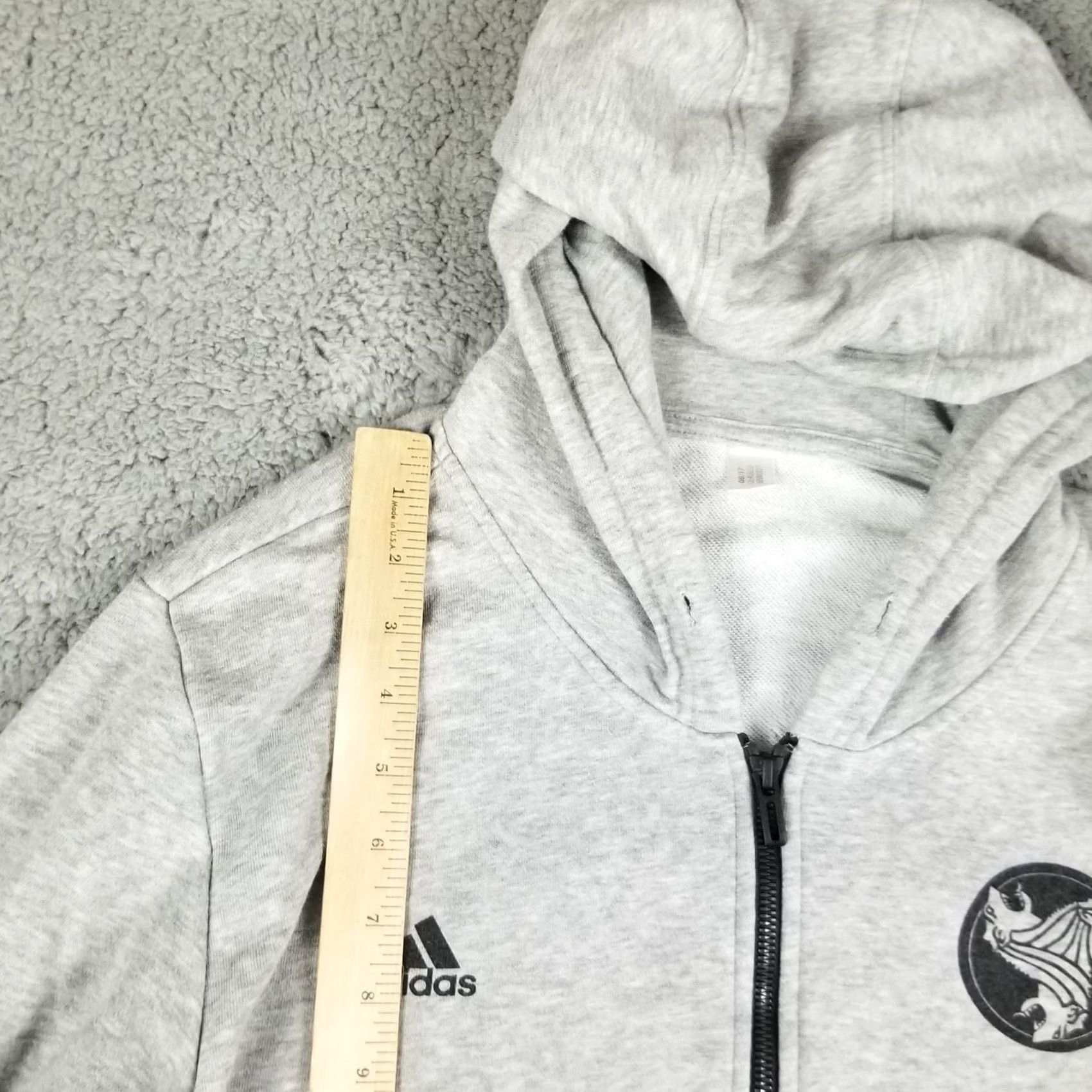destin Affiliate Skateboards Hoodie Sweatshirt Long Sleeve High Neck Adult M Gray Logo Pullover Knit Cotton Fall Winter Grunge Chicago Mens Size US M / EU 48-50 / 2 - 5 Thumbnail
