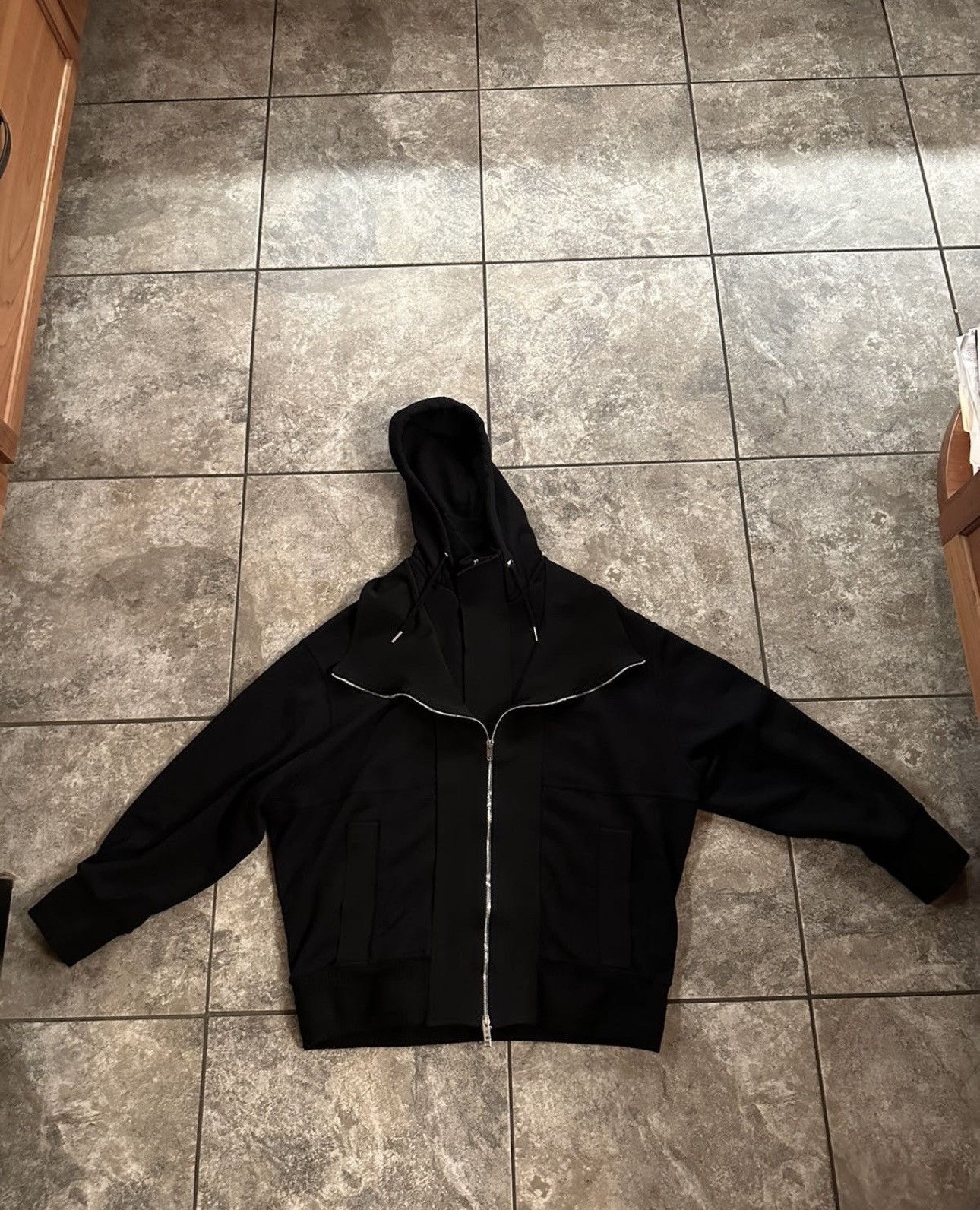 Givenchy Givenchy Black Layered Bi-Fabric Jacket Size US XXL / EU 58 / 5 - 16 Thumbnail