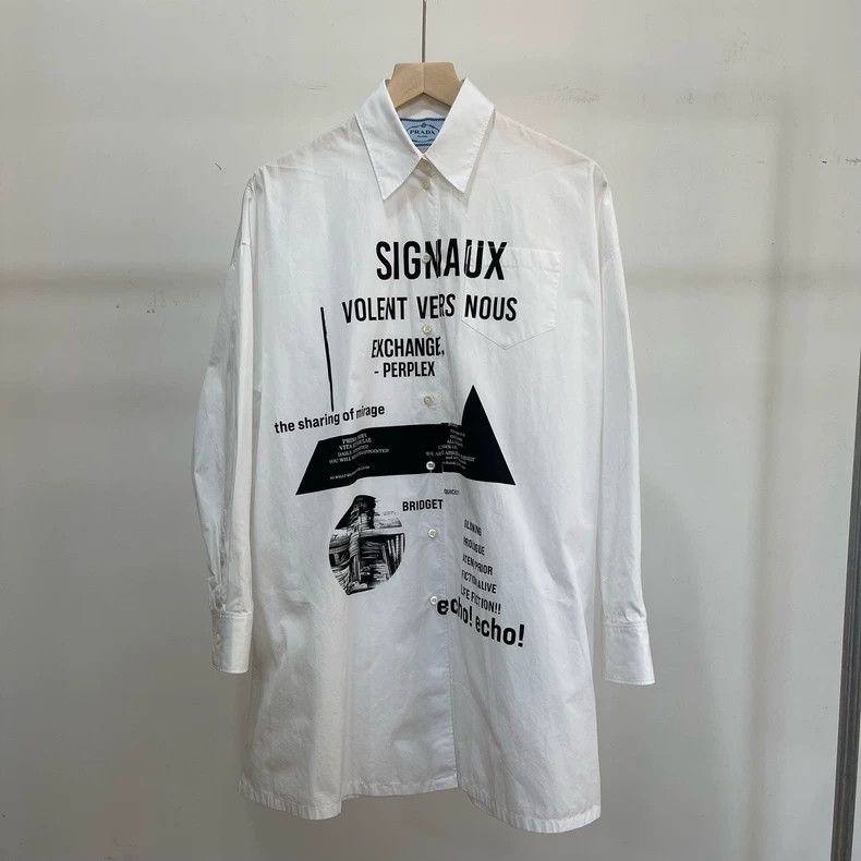 Raf simons Long-sleeved white shirt