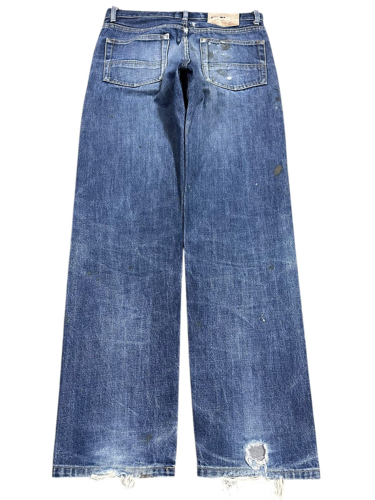 Japanese Brand Vintage Paul Smith Selvedge Faded Mud Wash Style Jeans Size US 31 - 3 Thumbnail