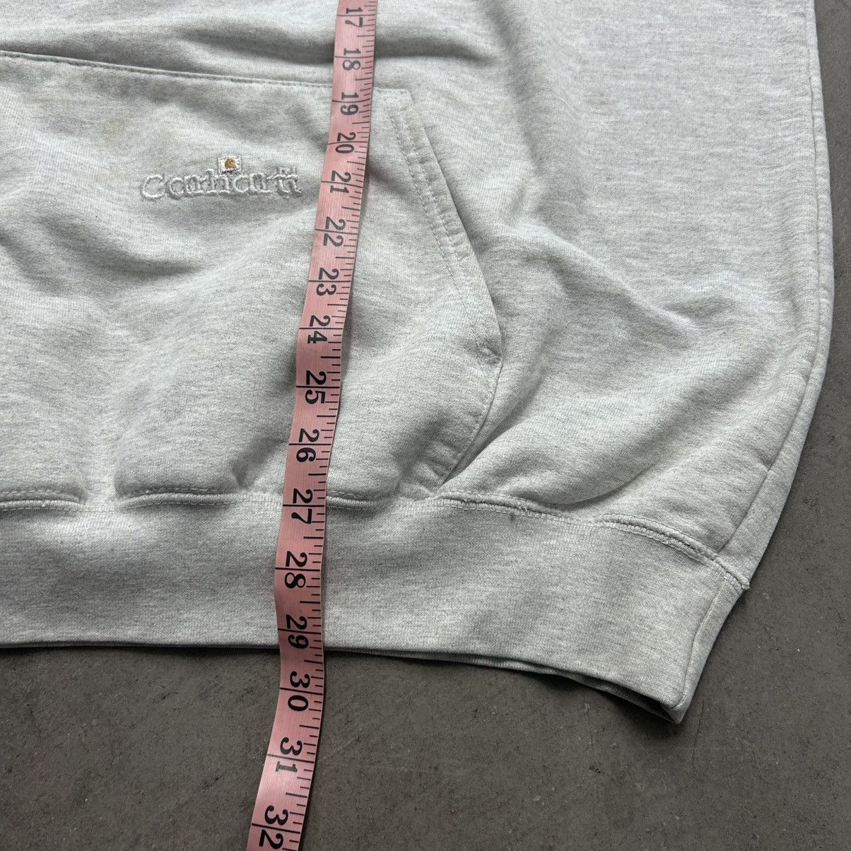 Carhartt × Vintage Vintage carhartt grey hoodie Size US XL / EU 56 / 4 - 7 Thumbnail