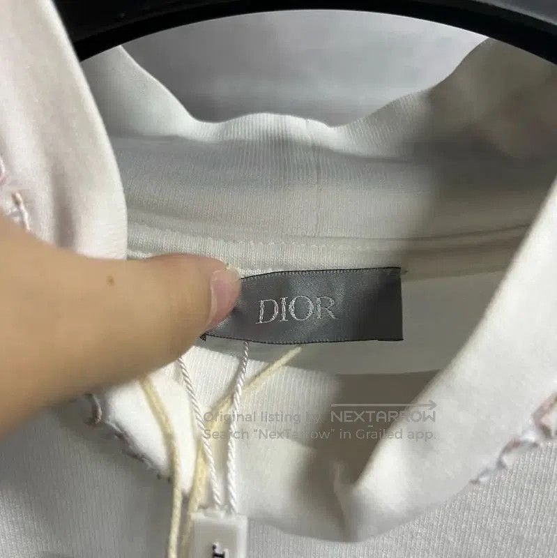 Dior Dior White Cotton Men's T-Shirt . Size US S / EU 44-46 / 1 - 4 Thumbnail