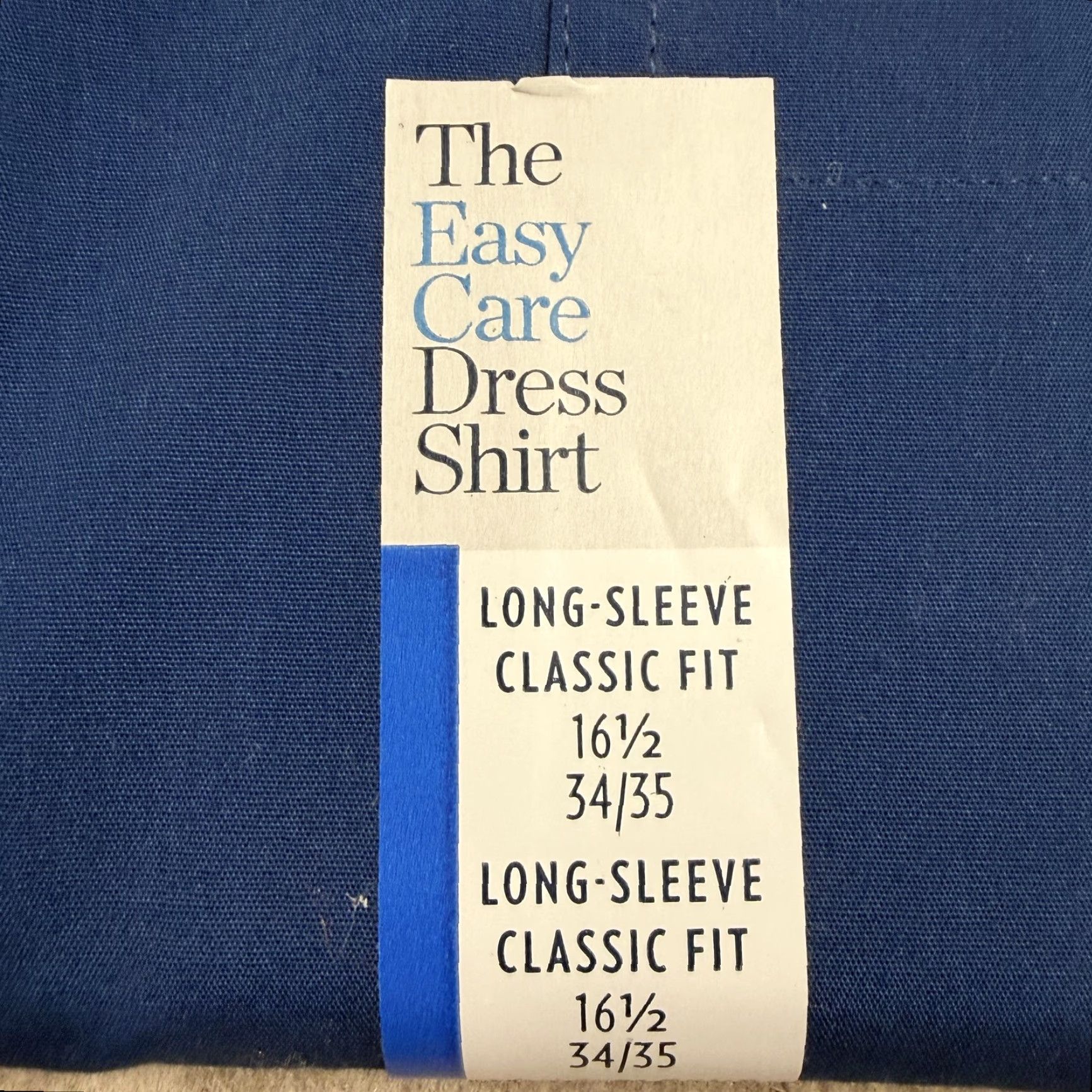 Croft & Barrow Croft & Barrow Shirt Mens 16.5 34/35 Blue Easy Care Classic Fit Long Sleeve Dress Shirt Wrinkle Resistant Size US XL / EU 56 / 4 - 3 Thumbnail