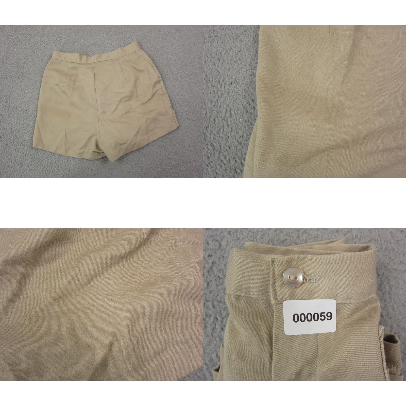 Sears VINTAGE Sears Juniors Shorts Chino Size 11 26 Beige Khaki Casual 80s 90s Preppy Womens Men? Size 26" / US 2 / IT 38 - 9 Thumbnail