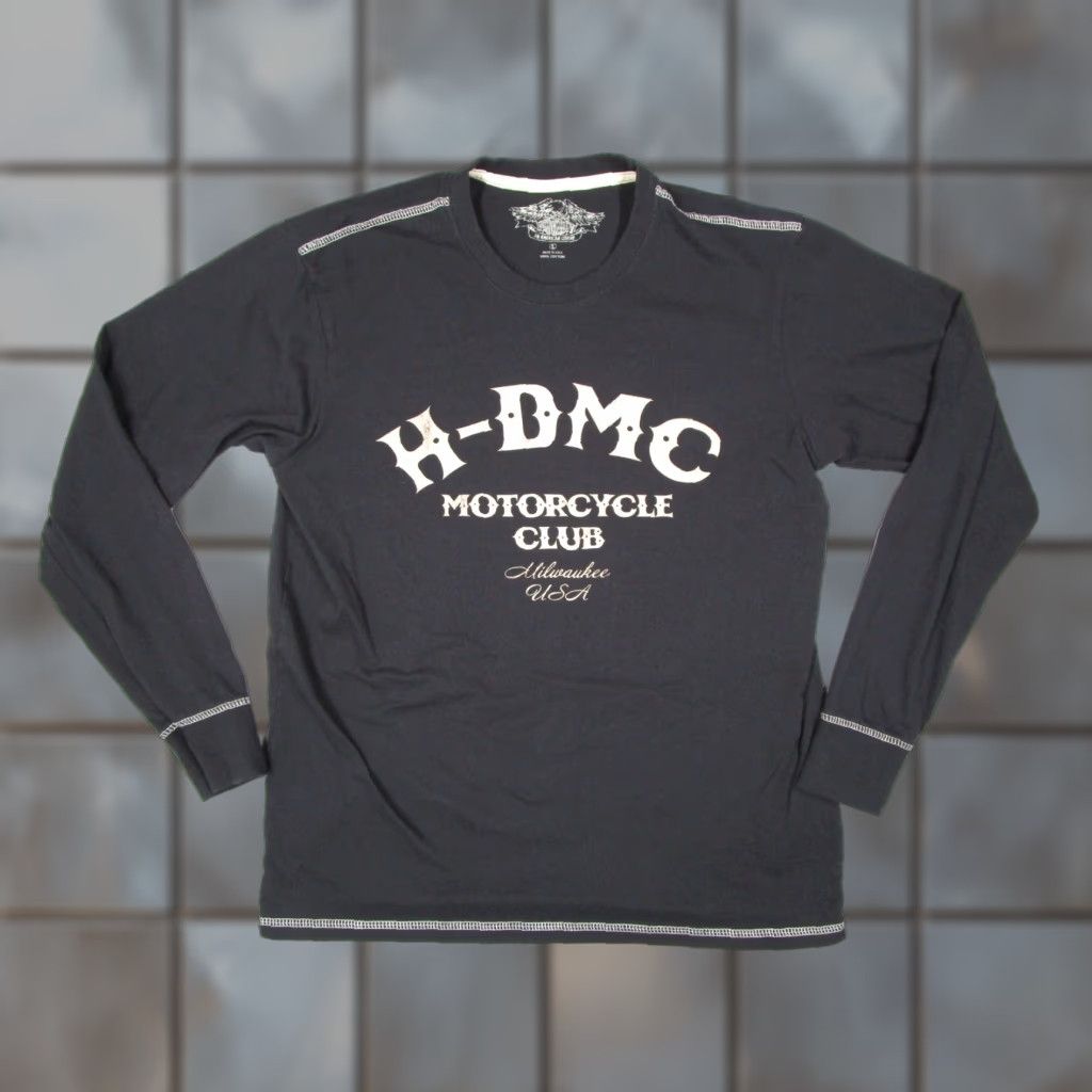 Harley Davidson Harley Davidson Shirt Milwaukee Motorcycle Club Black Mens Large Made in USA Size US L / EU 52-54 / 3 - 1 Thumbnail