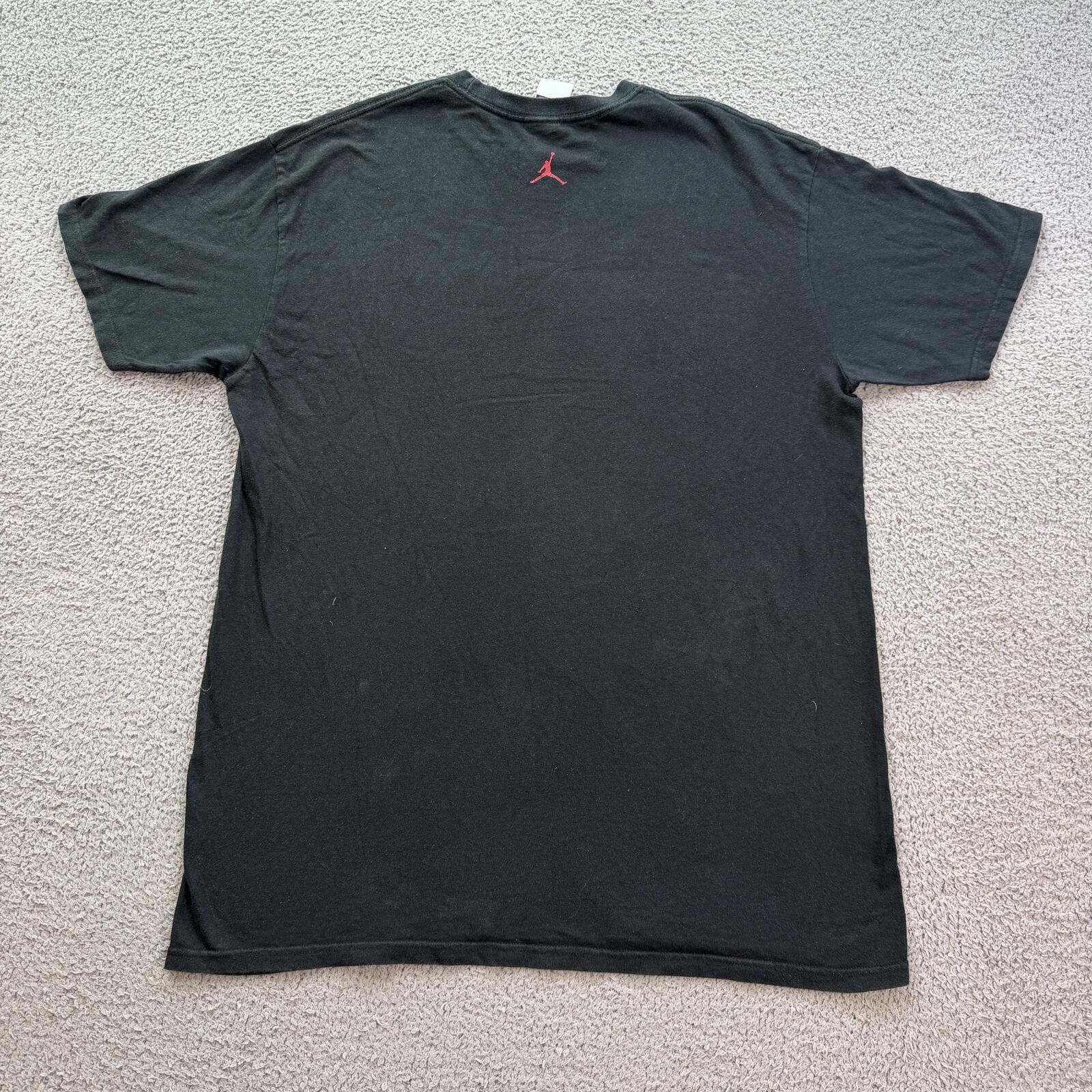 Jordan Brand Jordan Jumpman T Shirt Mens XL Black Red White Logo Nike Tee Size US XL / EU 56 / 4 - 2 Thumbnail