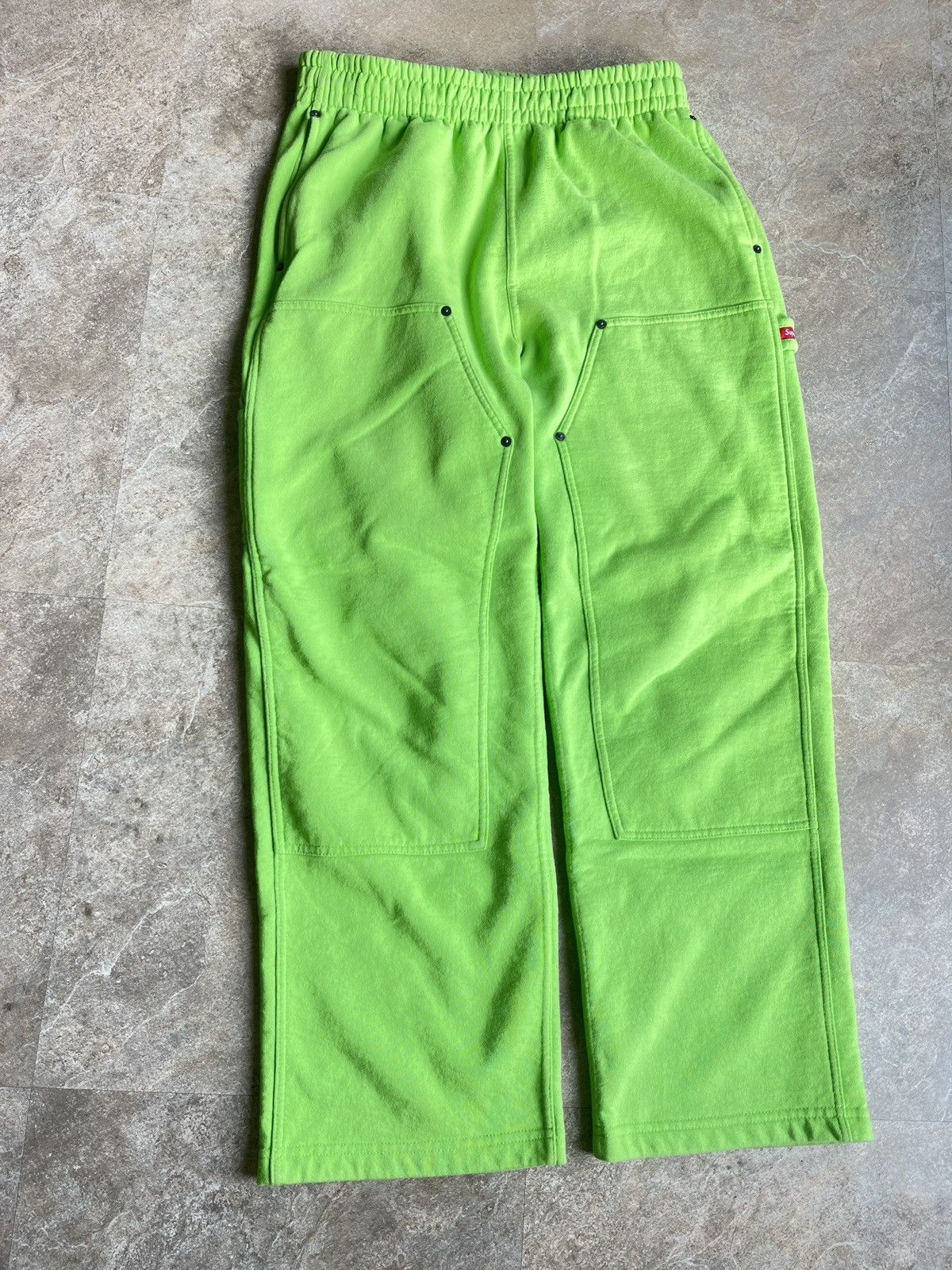 Supreme Supreme Carpenter Sweatpants Bright Green M Size US 34 / EU 50 - 1 Thumbnail