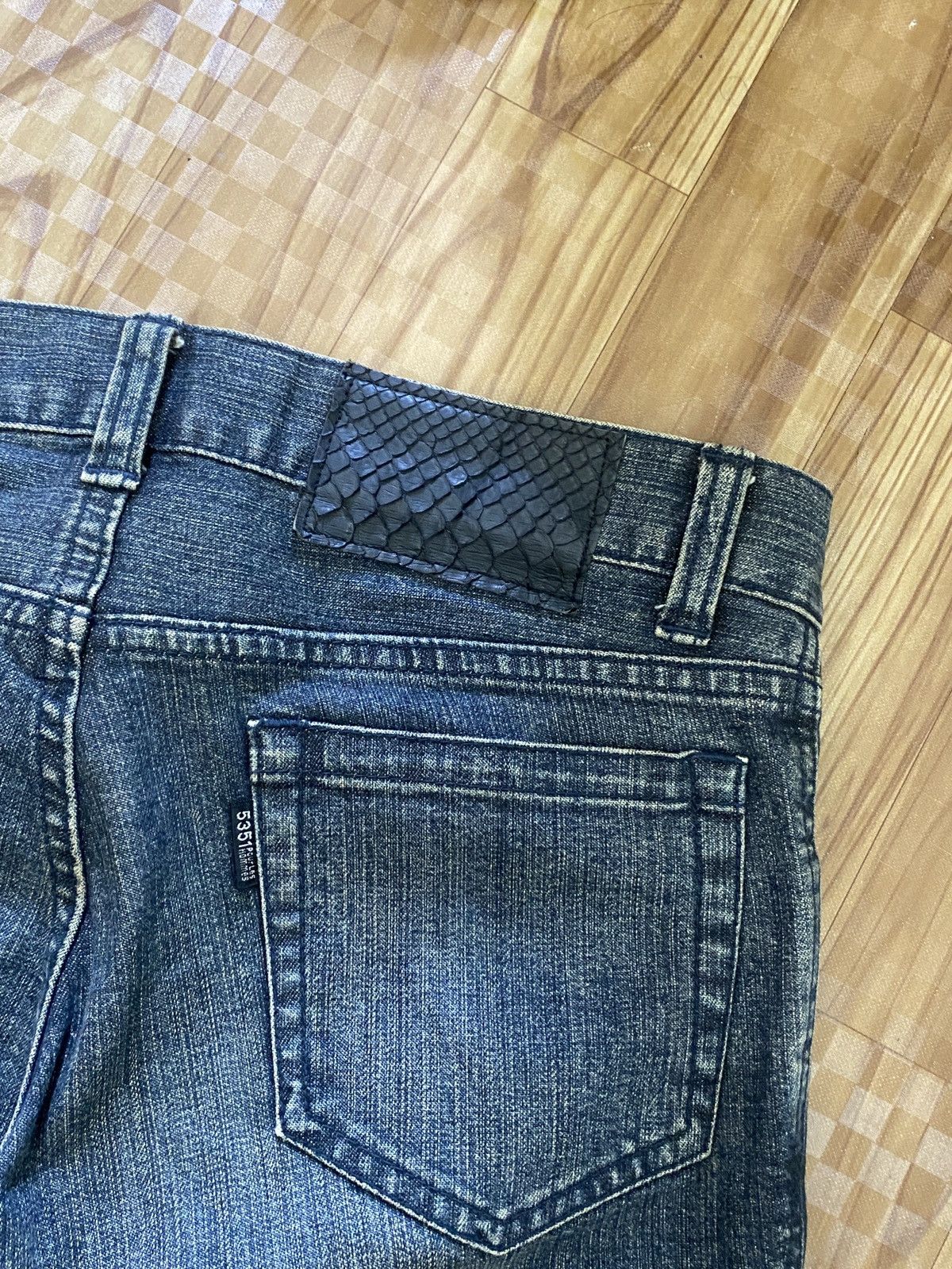 5351 POUR LES HOMMES 5351 Pour Les Hommes Distressed Flared Jeans Size US 32 / EU 48 - 12 Thumbnail