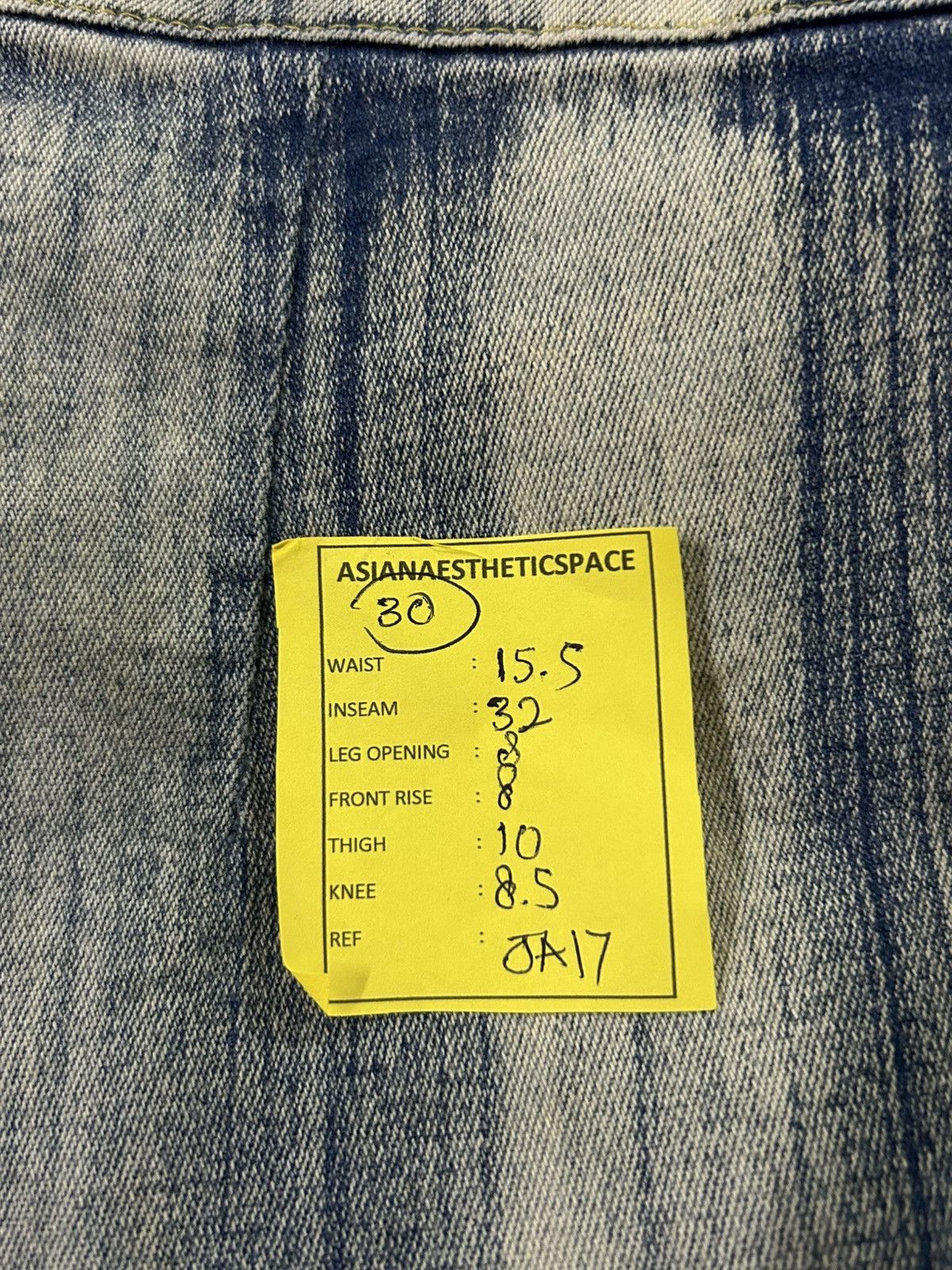 Hysteric Glamour Axara Mud Washed Jeans Multipocket Cargo Unisex Size 30" / US 8 / IT 44 - 14 Thumbnail