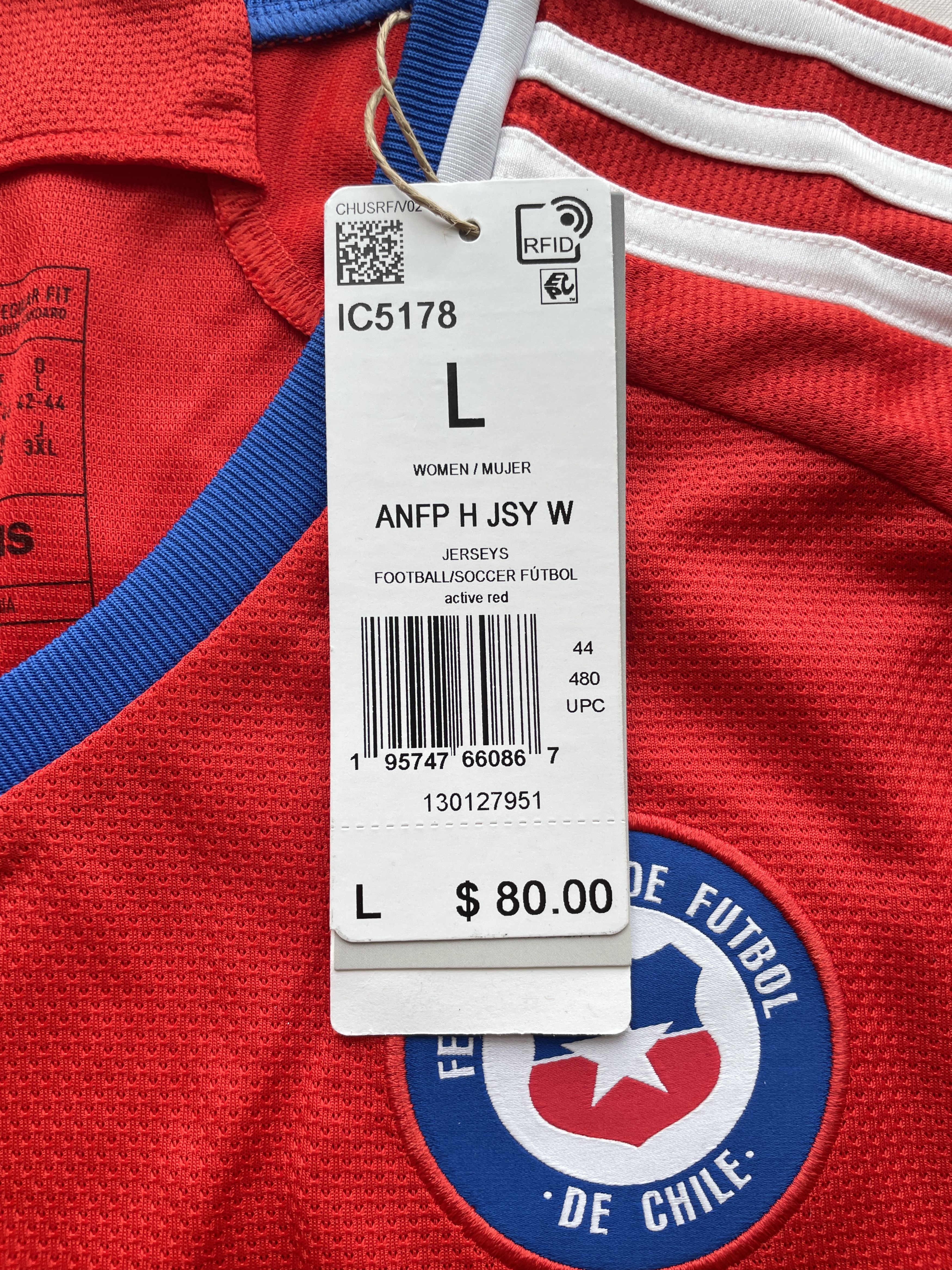 Adidas BNWT Adidas ANFP Chile 2022 Home Womens Soccer Jersey Size L / US 10 / IT 46 - 7 Thumbnail
