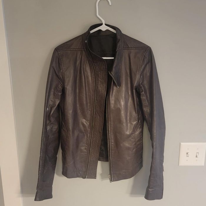 Rick Owens Rick Owens Mollino Leather Jacket | Grailed