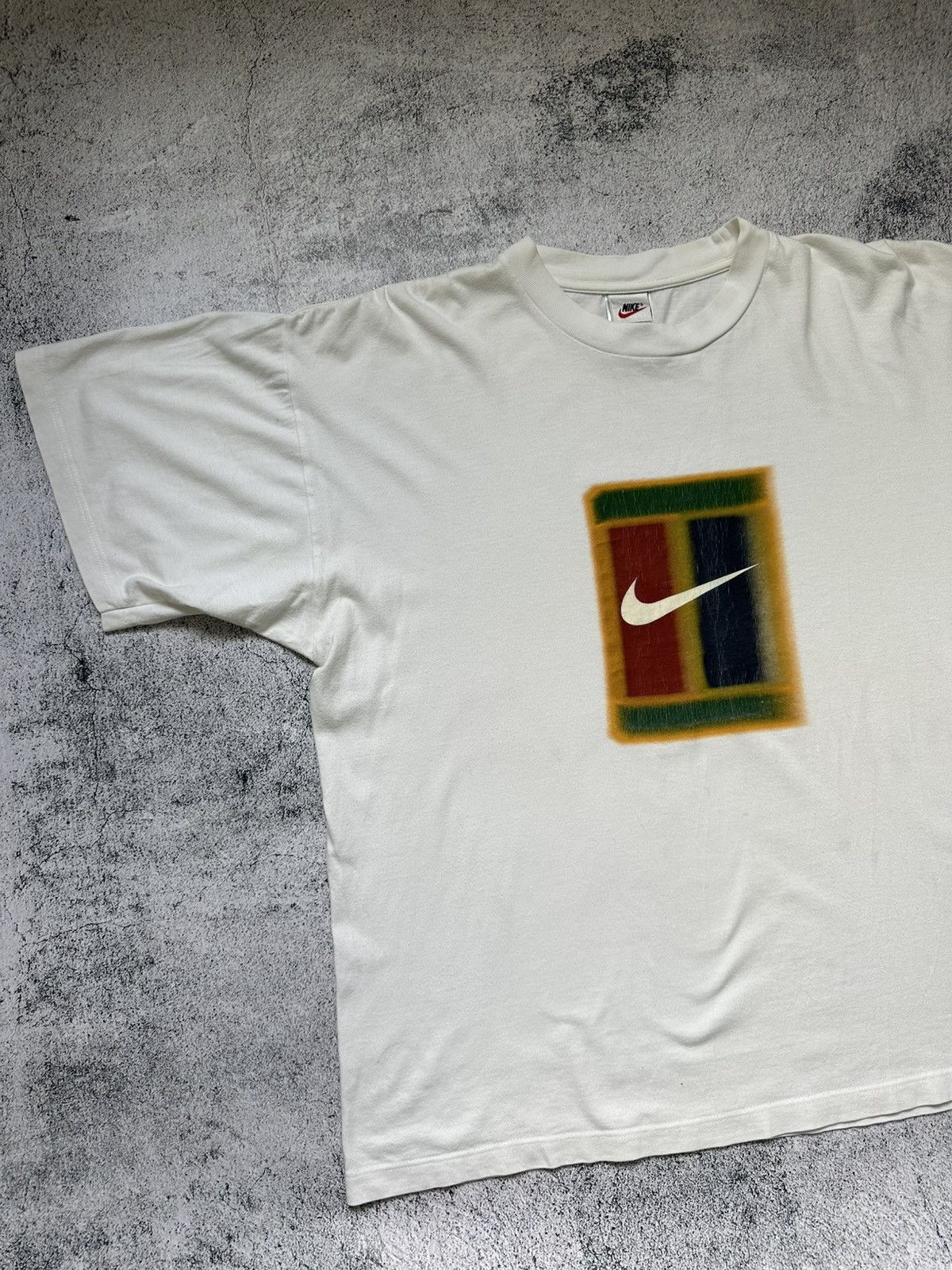 Nike Vintage Nike T-shirt Court Big Logo Size US XL / EU 56 / 4 - 3 Thumbnail