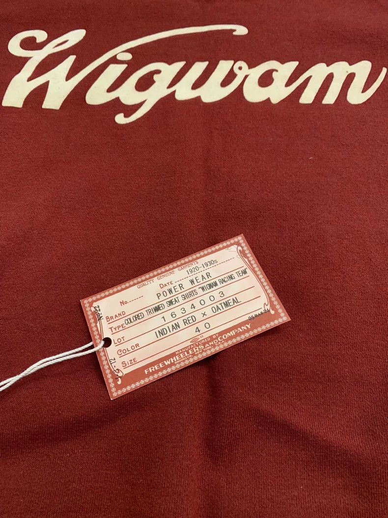 Freewheelers Freewheelers Indian red and white vintage wigwam fleece sw Size US XXS / EU 40 - 5 Thumbnail